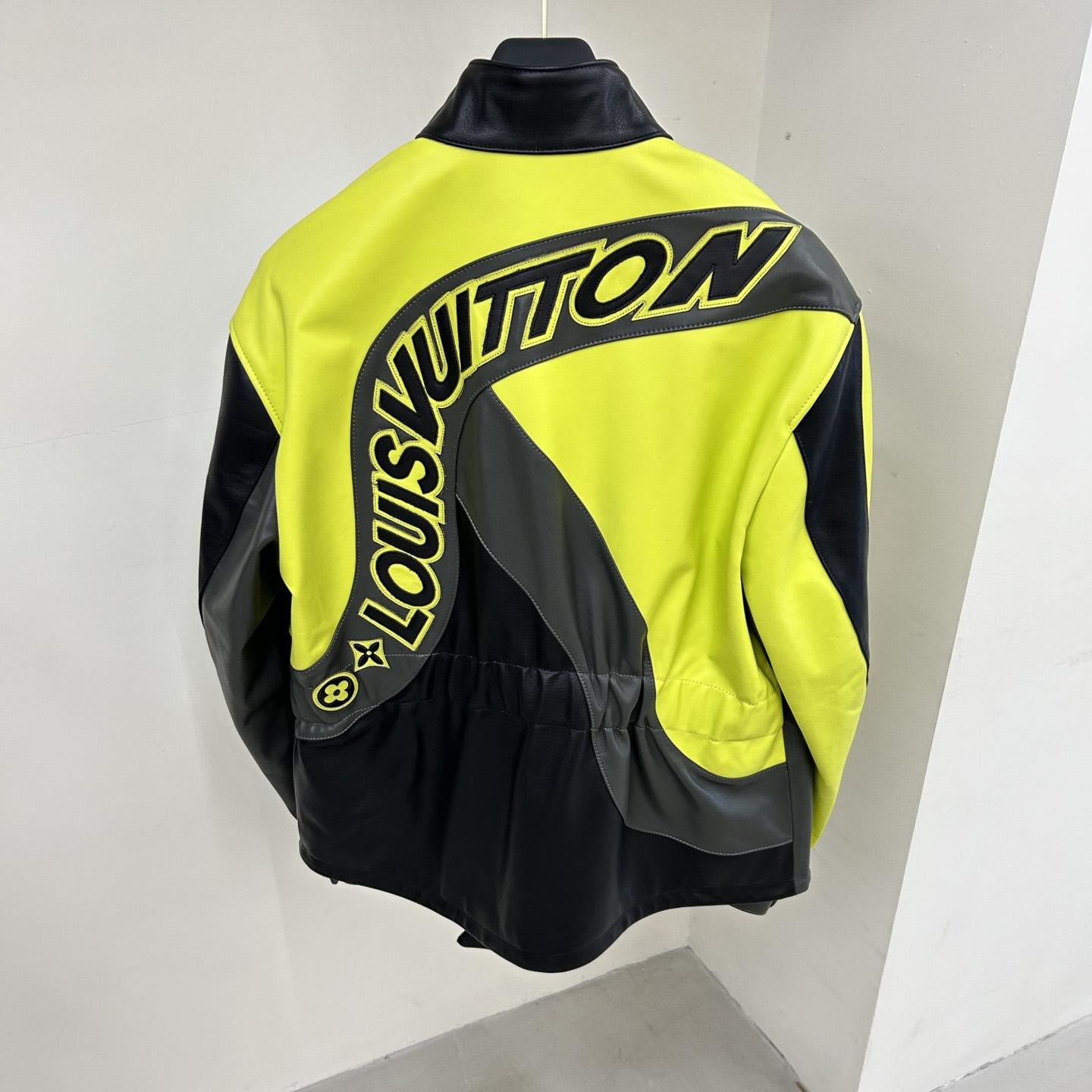 Louis Vuitton Distorted Motocycle Leather Jacket - EUR FASHION
