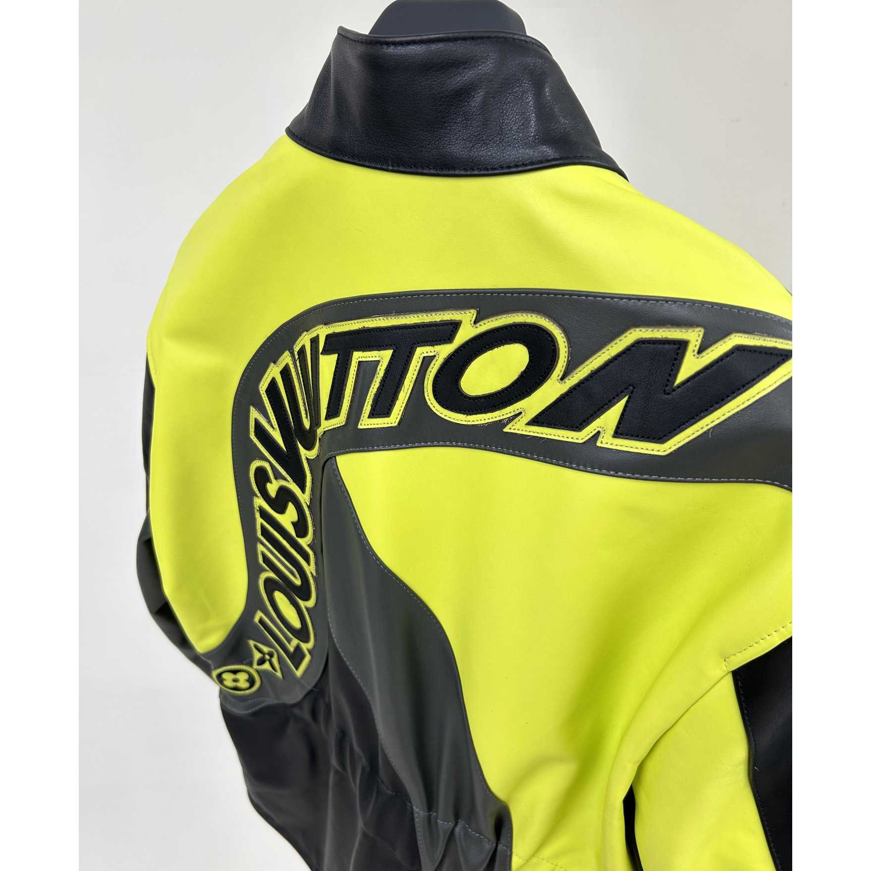 Louis Vuitton Distorted Motocycle Leather Jacket - EUR FASHION