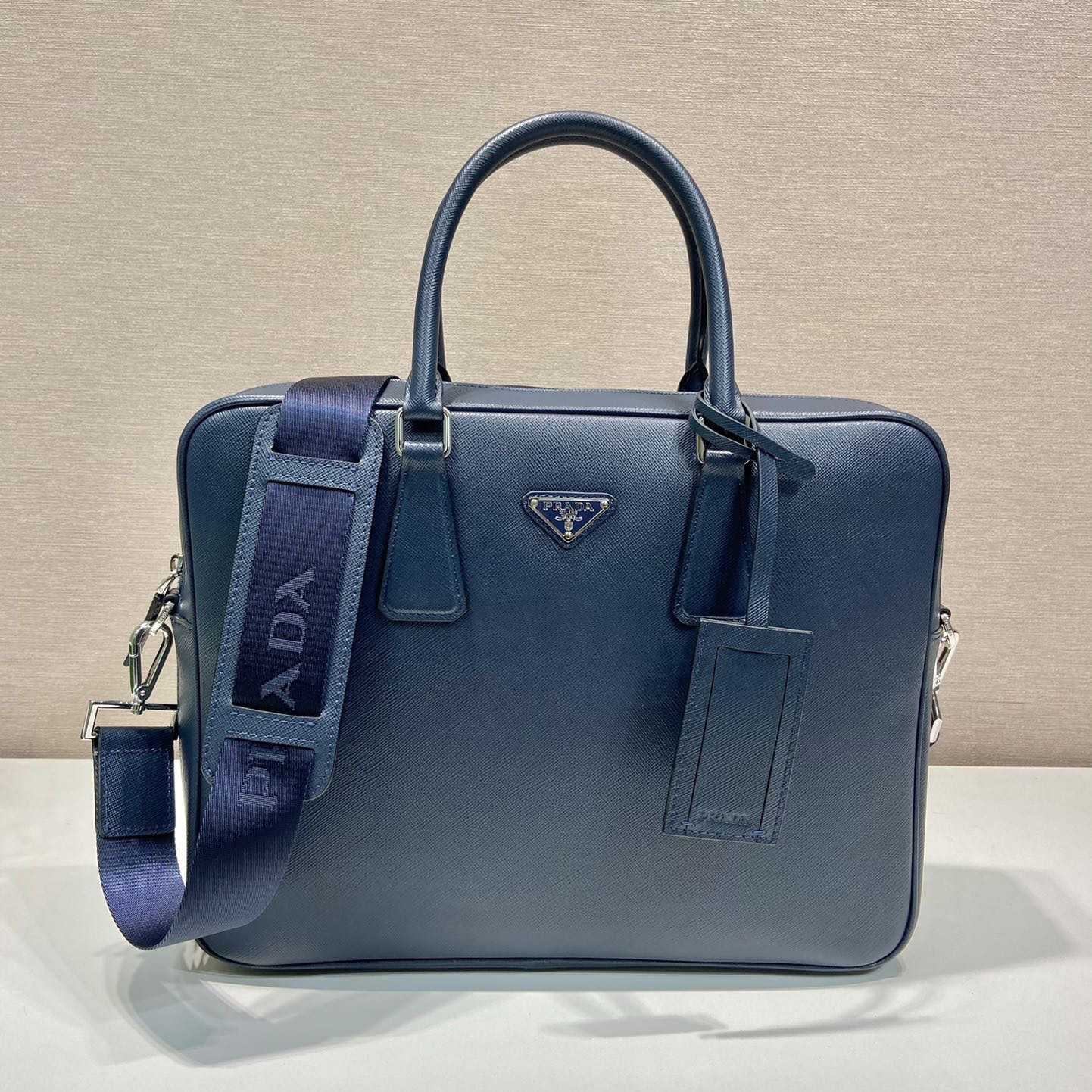 Prada Saffiano Leather Work Bag - EUR FASHION