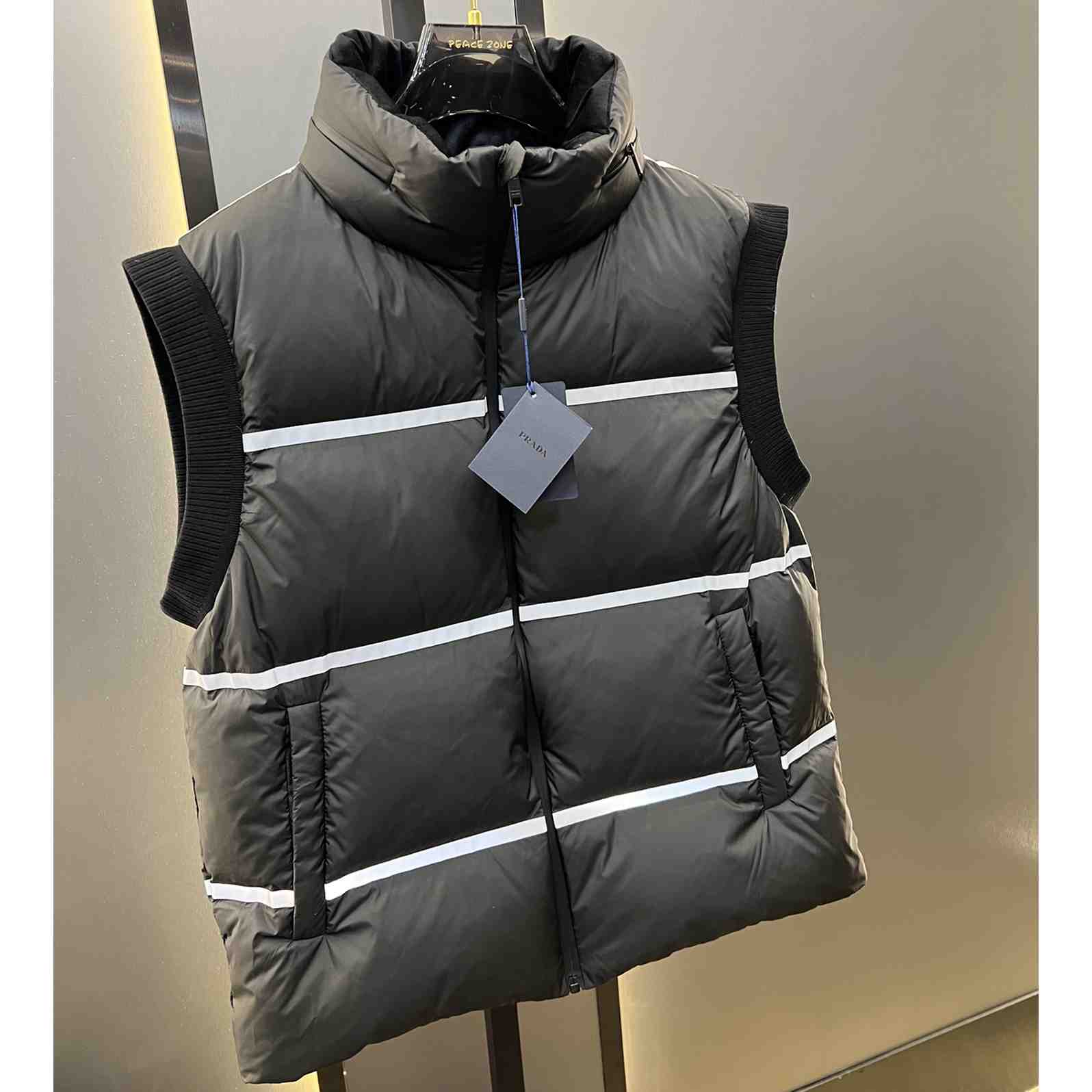 Prada Light Technical Fabric Down Vest - EUR FASHION