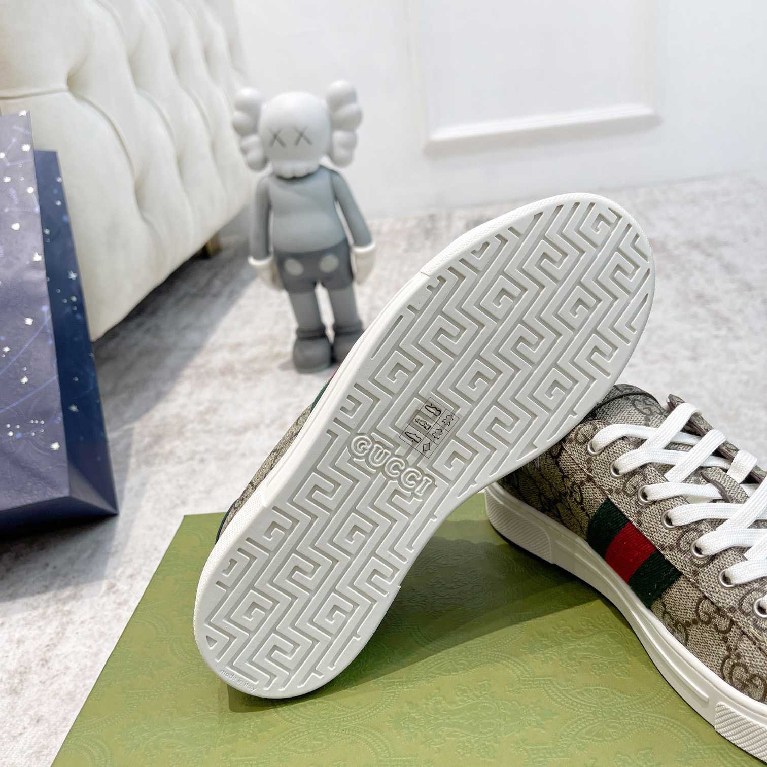 Gucci Ace Sneaker With Web - EUR FASHION