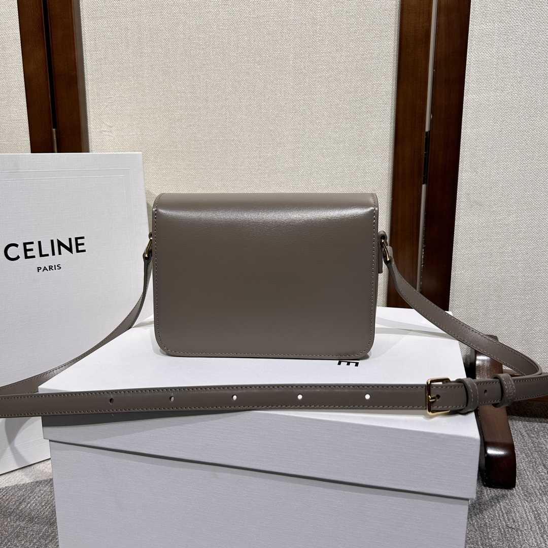 Celine Teen Triomphe Bag In Shiny Calfskin - EUR FASHION