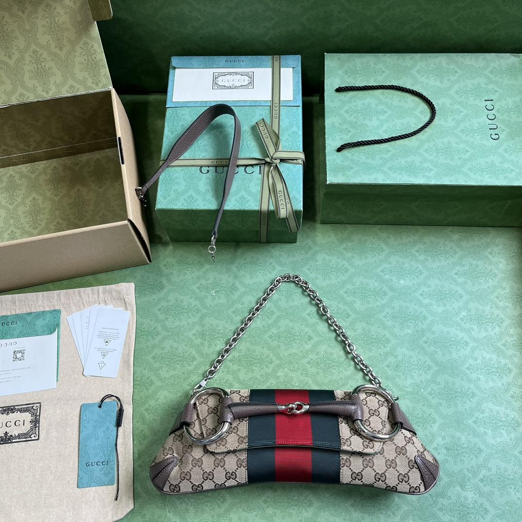 Gucci Horsebit Chain Medium Shoulder Bag (38x 15x 16cm) - EUR FASHION
