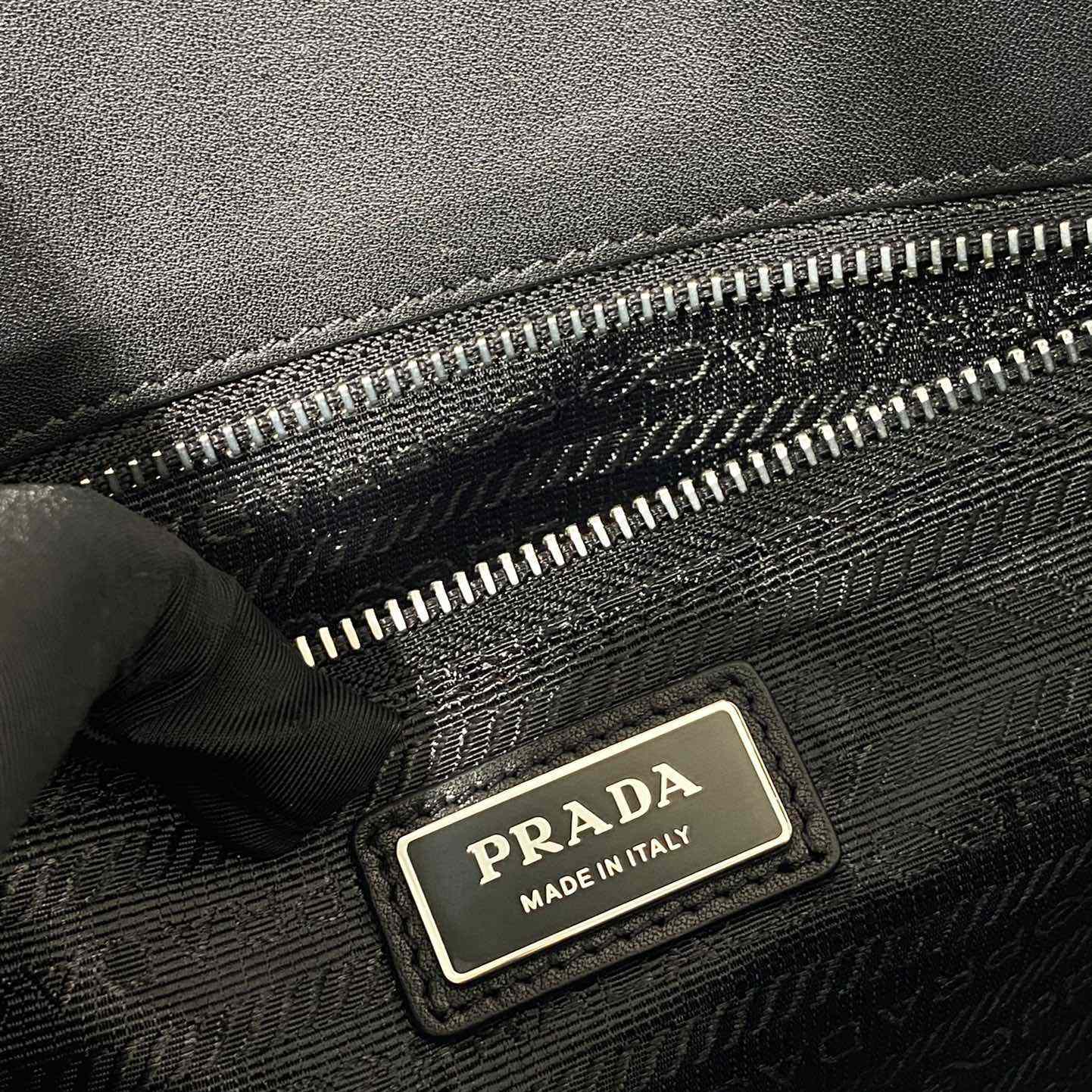 Prada Brushed Leather Tote With Water Bottle - EUR FASHION