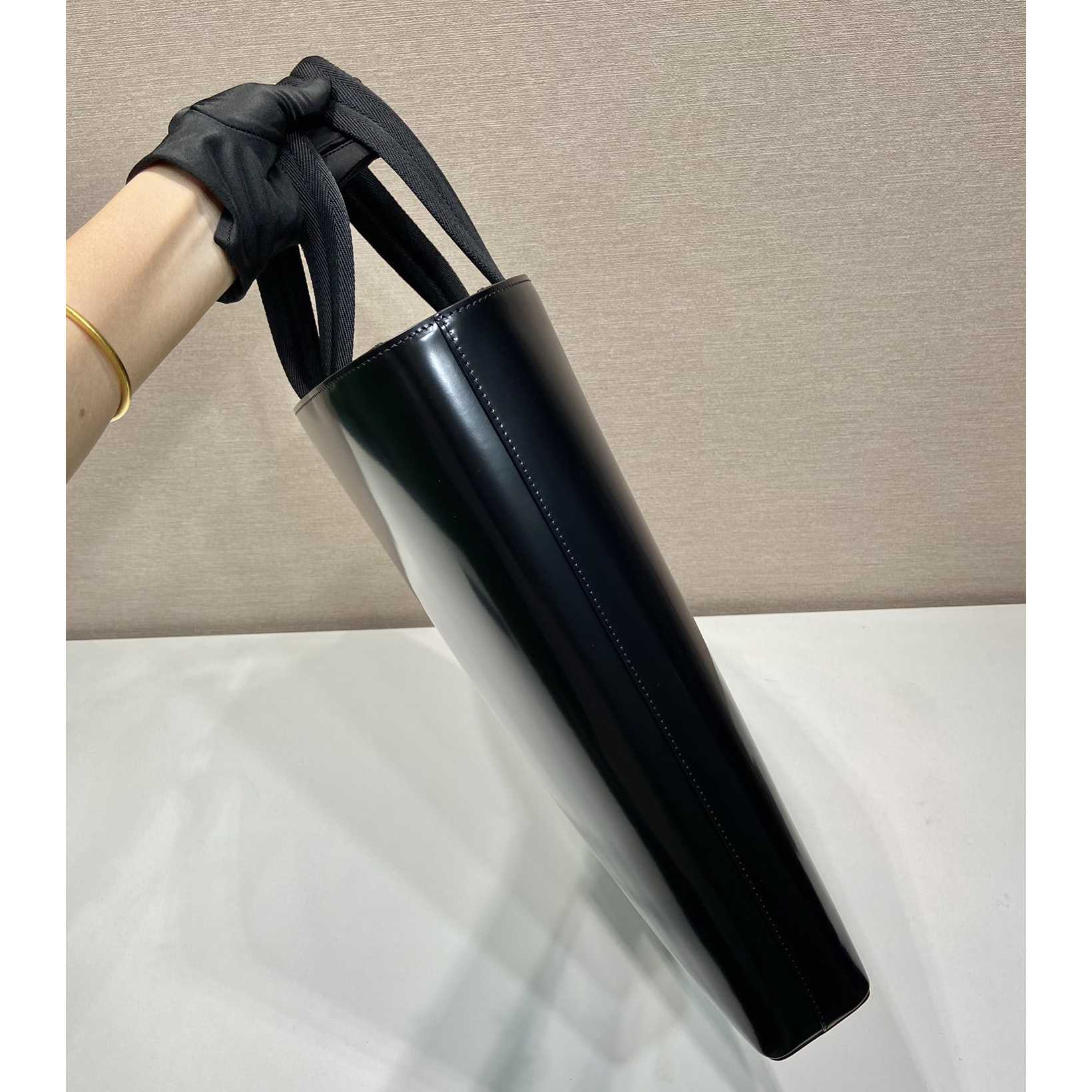 Prada Brushed Leather Tote With Water Bottle - EUR FASHION