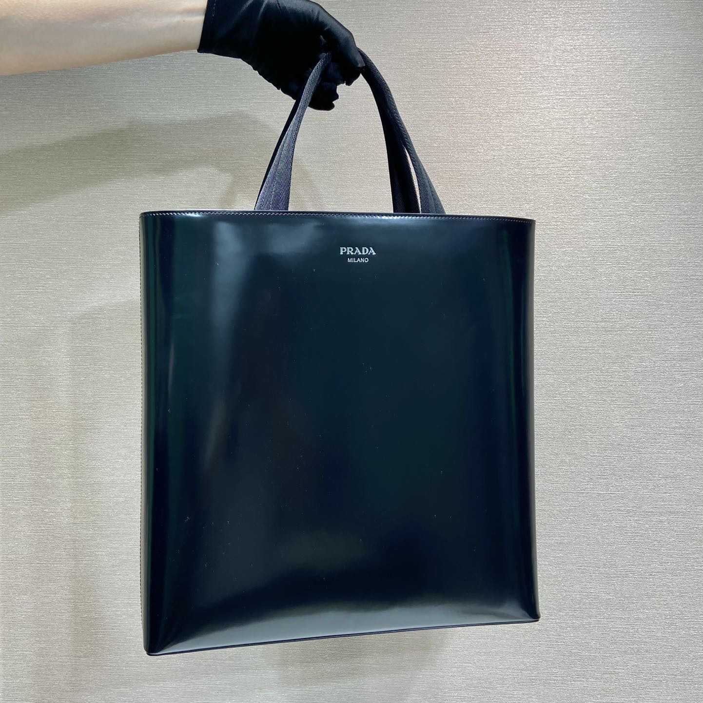 Prada Brushed Leather Tote With Water Bottle - EUR FASHION