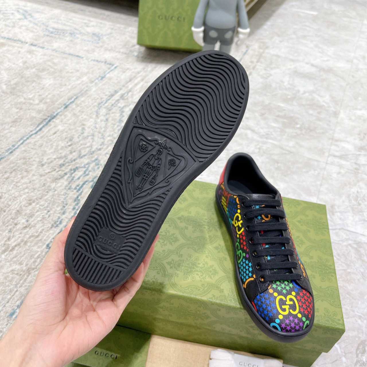 Gucci GG Psychedelic Ace Sneaker - EUR FASHION