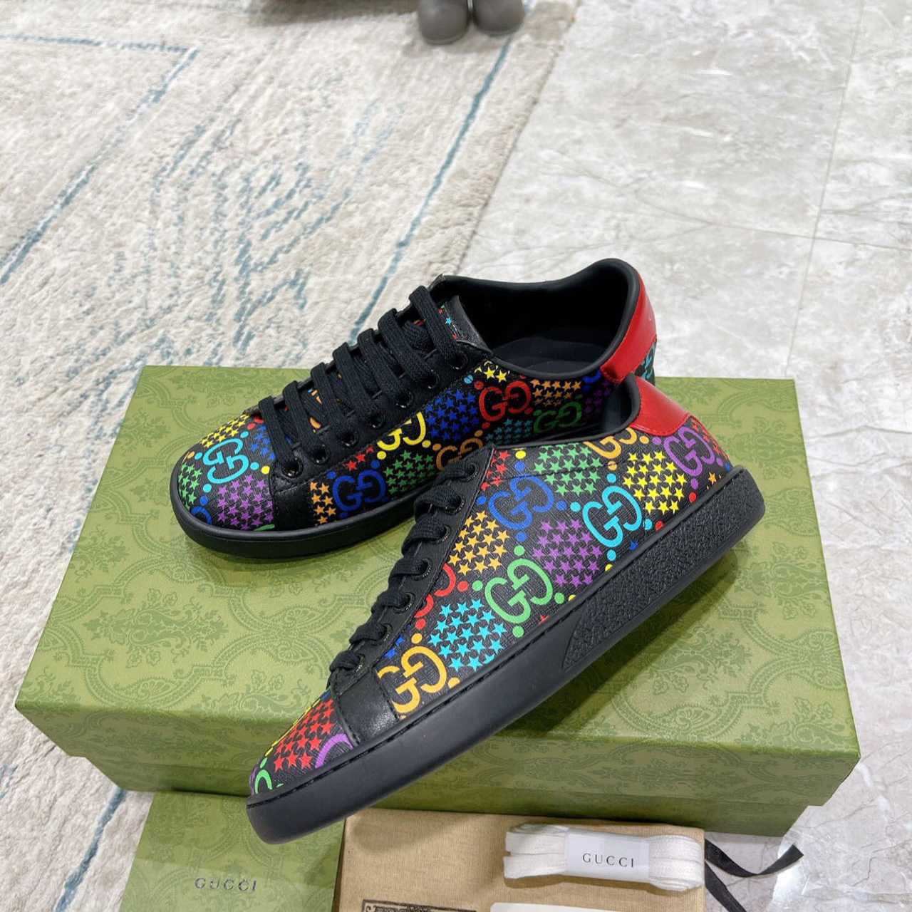 Gucci GG Psychedelic Ace Sneaker - EUR FASHION