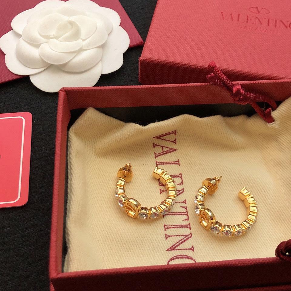 Valenti Vlogo Signature metal and Swarovski® crystal earrings - EUR FASHION