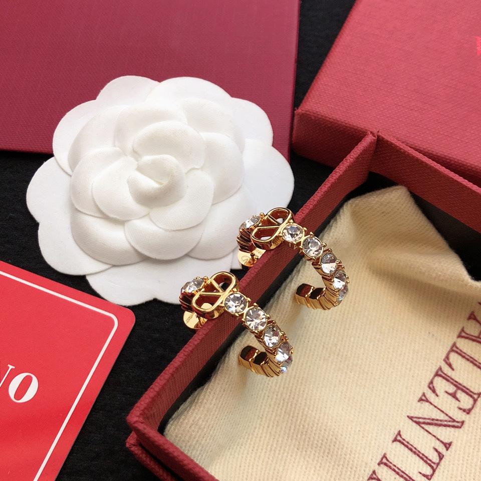 Valenti Vlogo Signature metal and Swarovski® crystal earrings - EUR FASHION