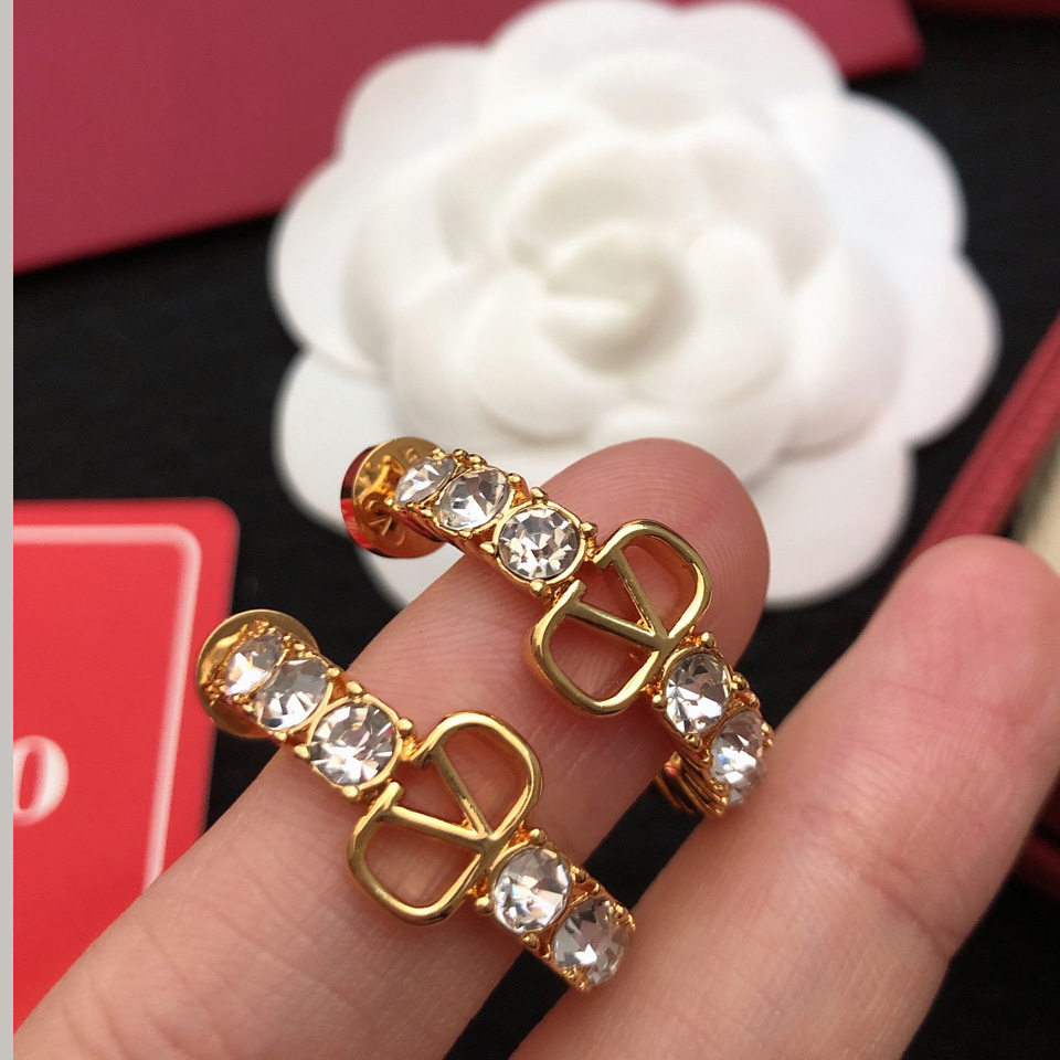 Valenti Vlogo Signature metal and Swarovski® crystal earrings - EUR FASHION