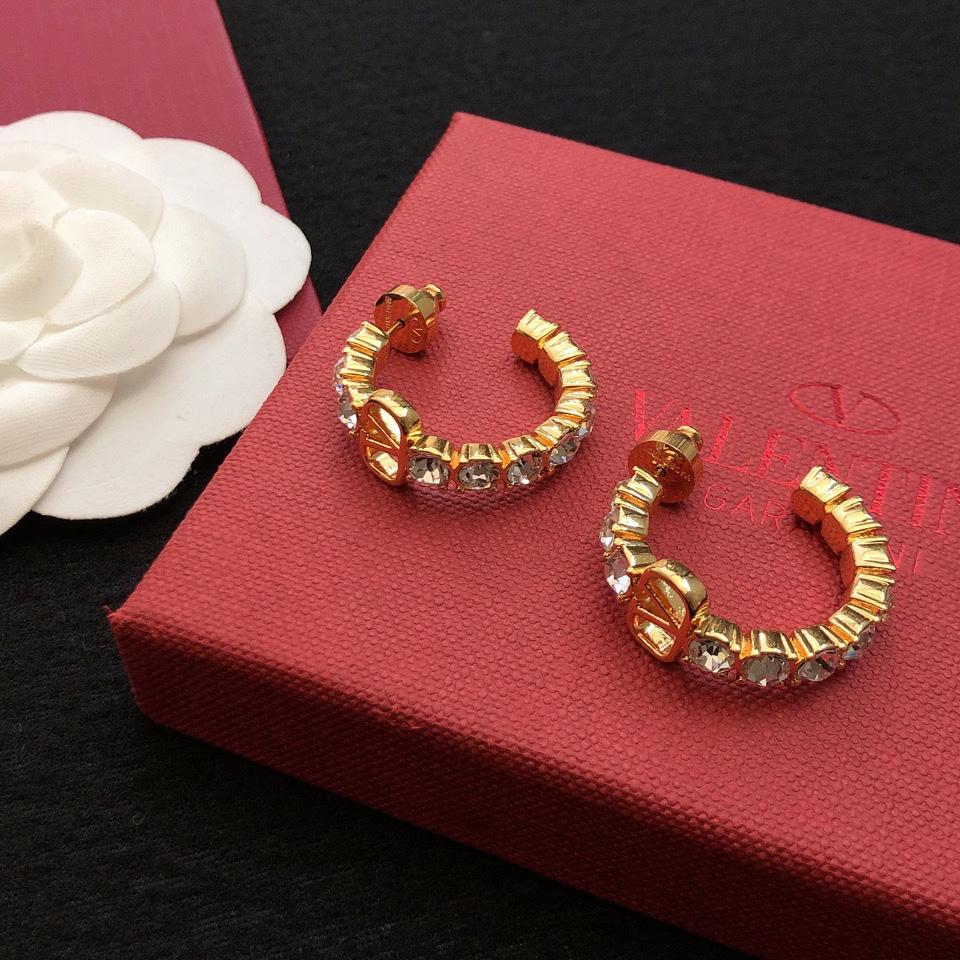 Valenti Vlogo Signature metal and Swarovski® crystal earrings - EUR FASHION