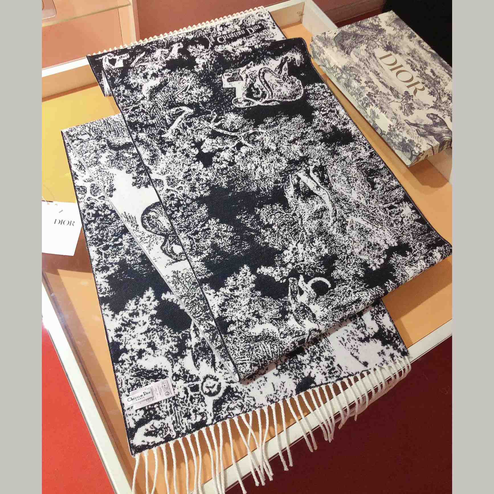 Dior Toile De Jouy Sauvage Scarf  - EUR FASHION