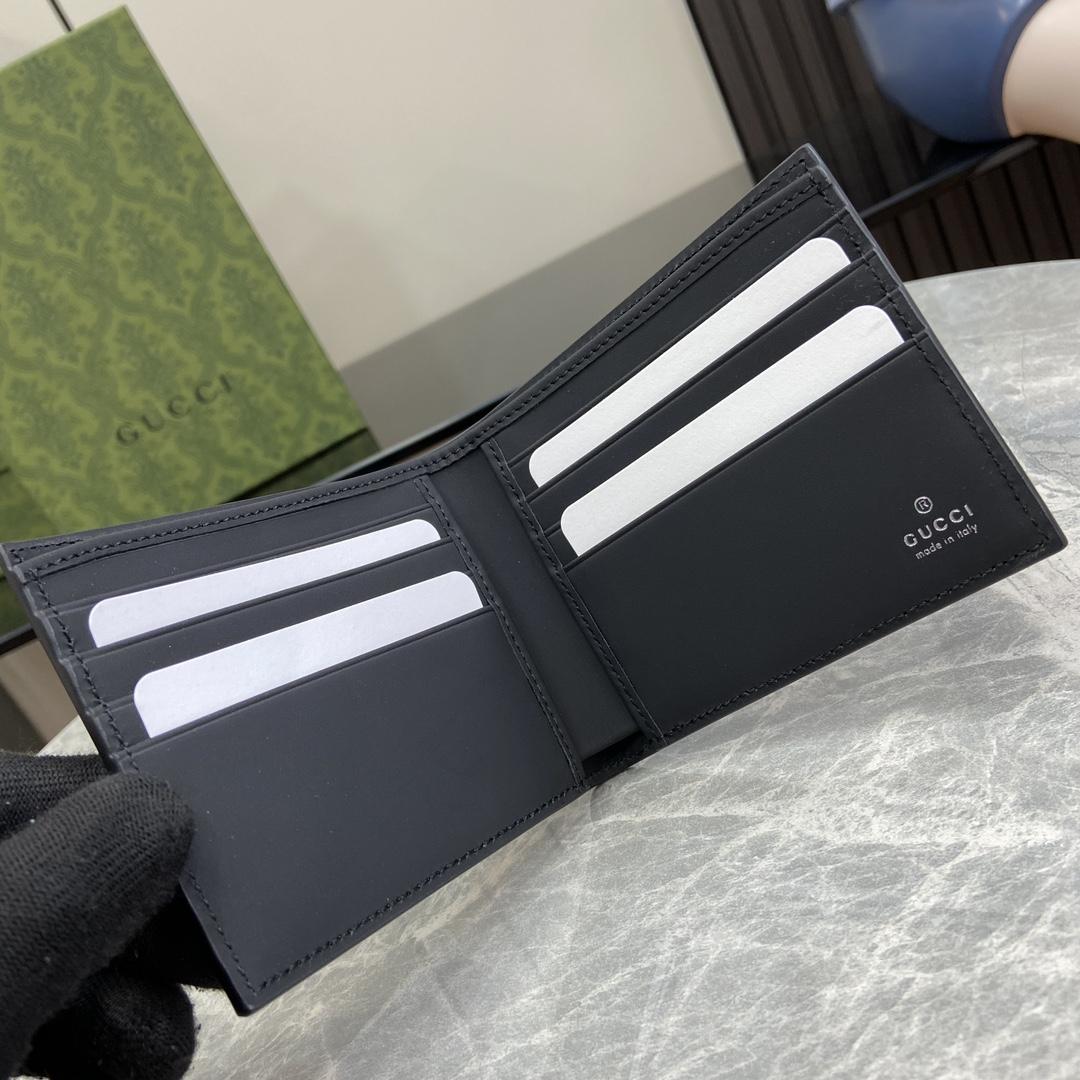 Gucci GG Rubber-effect Bi-fold Wallet - EUR FASHION