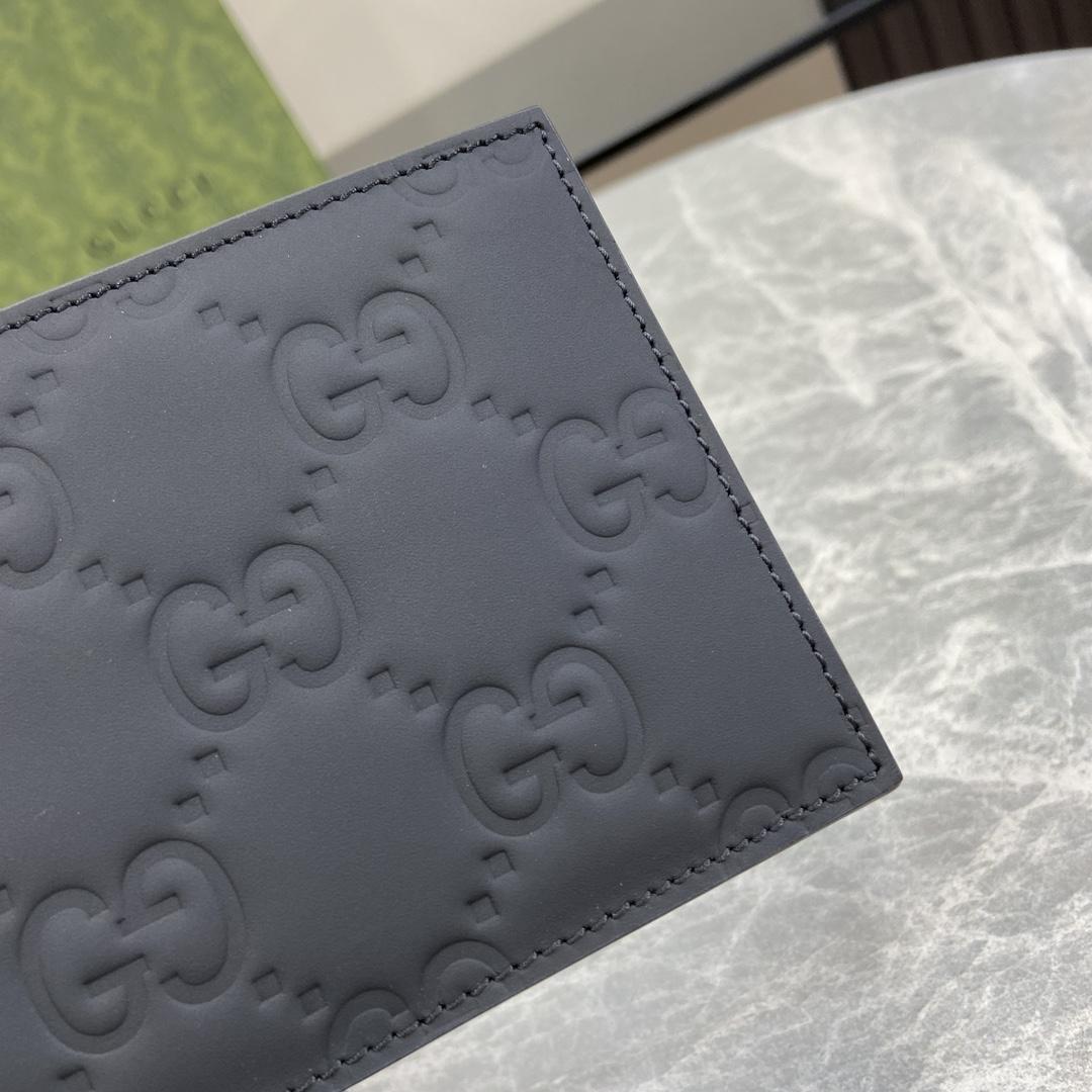 Gucci GG Rubber-effect Bi-fold Wallet - EUR FASHION