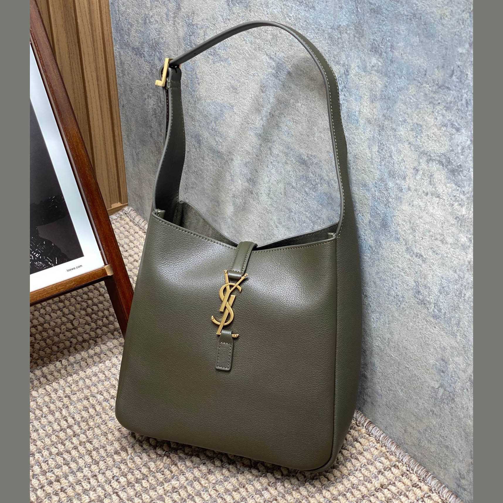 Saint Laurent LE 5 À 7 Supple Small In Grained Leather - EUR FASHION