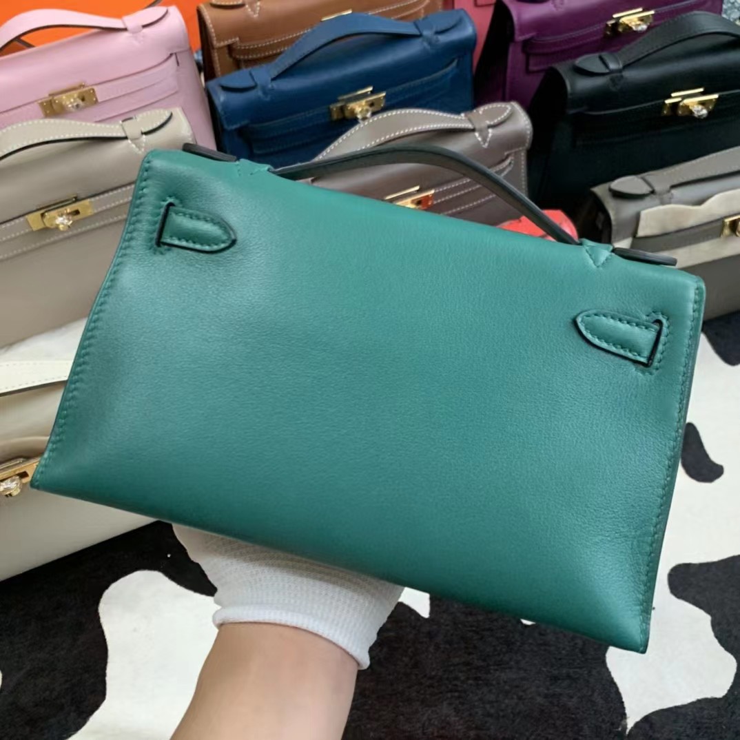 Hermes Kelly Pochette Clutch Bag   23-14-7cm - EUR FASHION