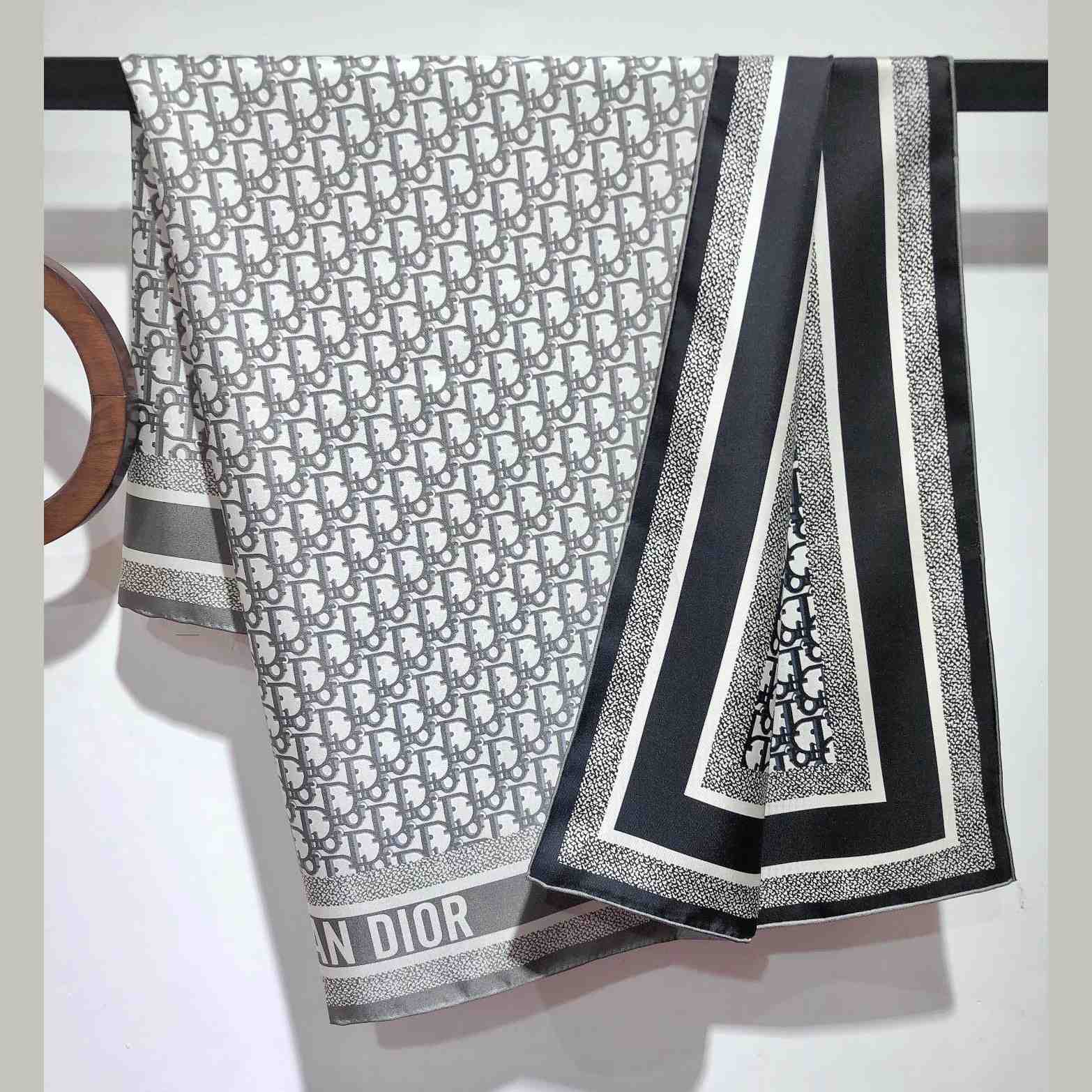 Dior Oblique Diortwin 90 Square Scarf - EUR FASHION