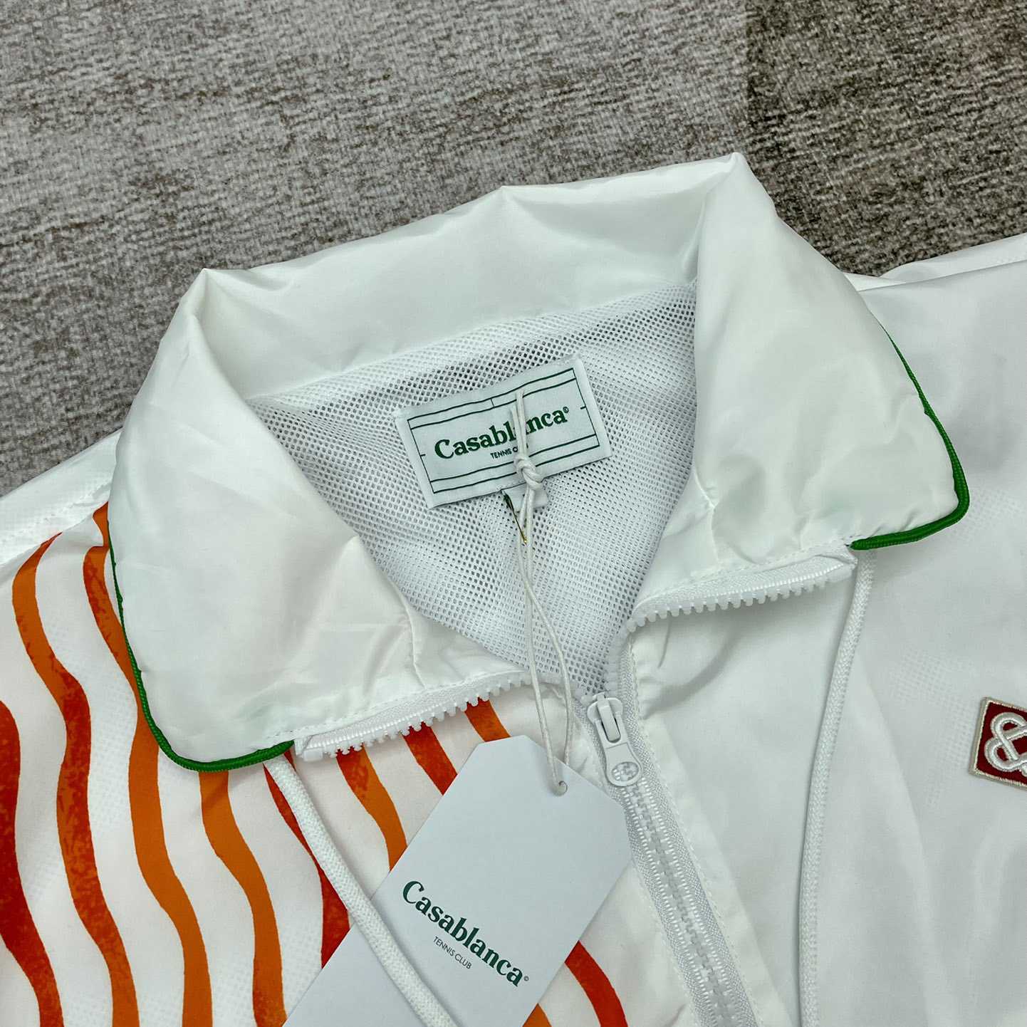 Casablanca Casa Sport Tracksuit Top 'White' - EUR FASHION