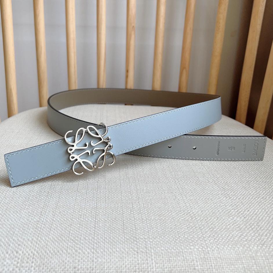 Loewe Reversible Anagram Belt In Smooth Calfskin - EUR FASHION