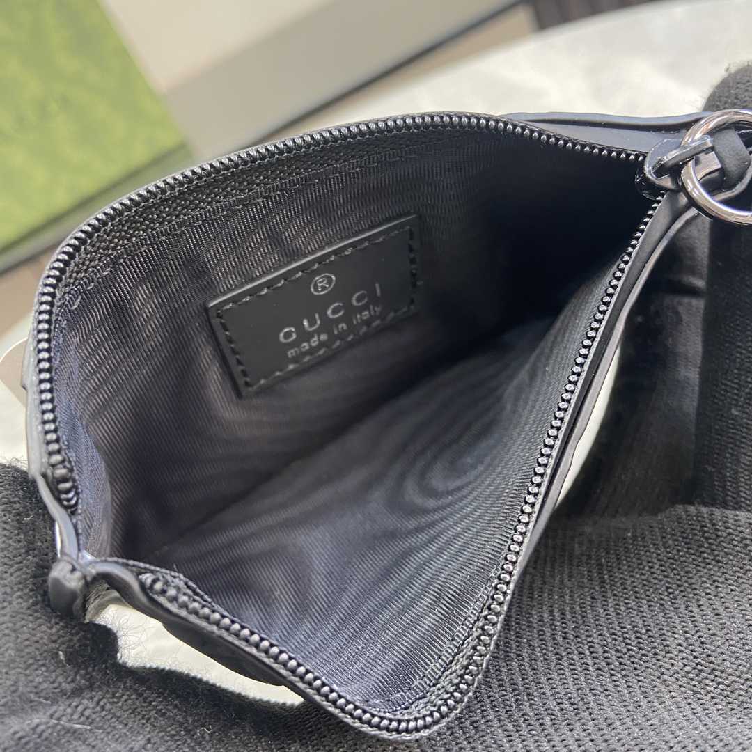 Gucci GG Rubber-effect Zip Card Case - EUR FASHION