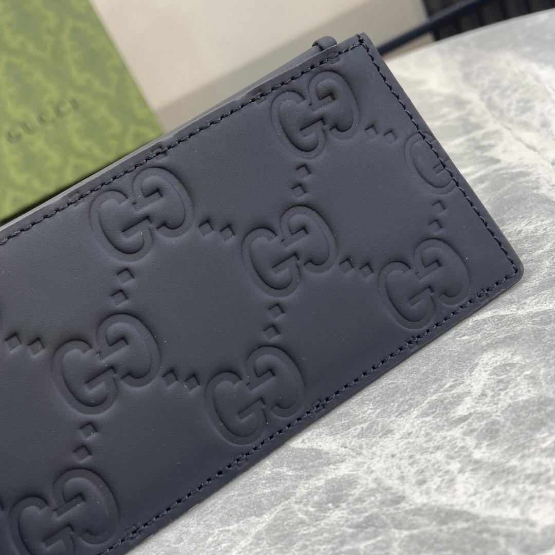 Gucci GG Rubber-effect Zip Card Case - EUR FASHION