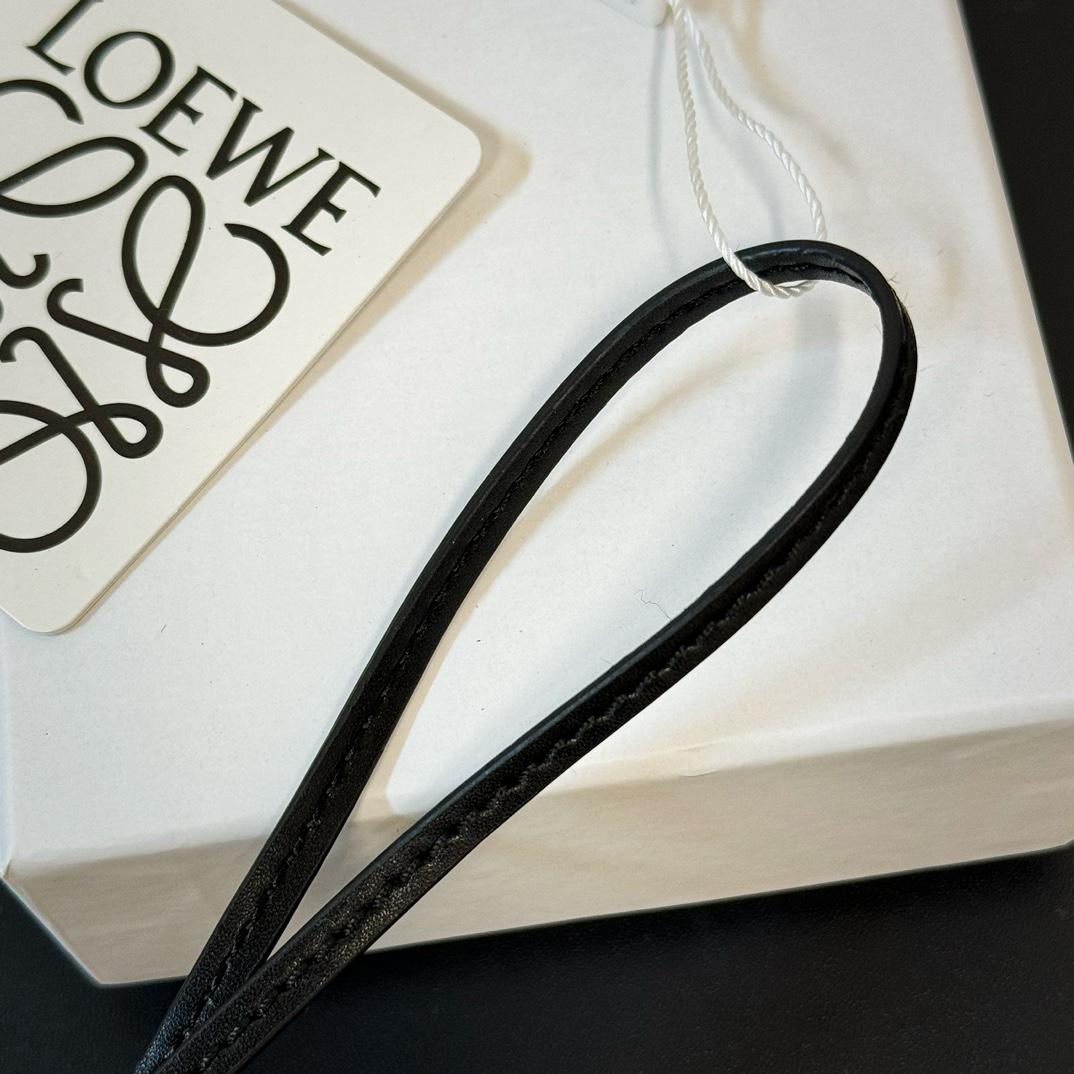 Loewe Panda Charm In Felt And Calfskin - EUR FASHION