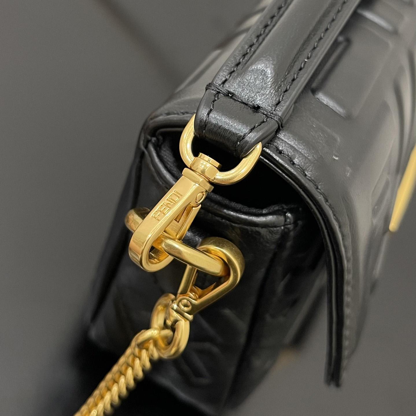 Fendi Baguette Black Leather Bag - EUR FASHION