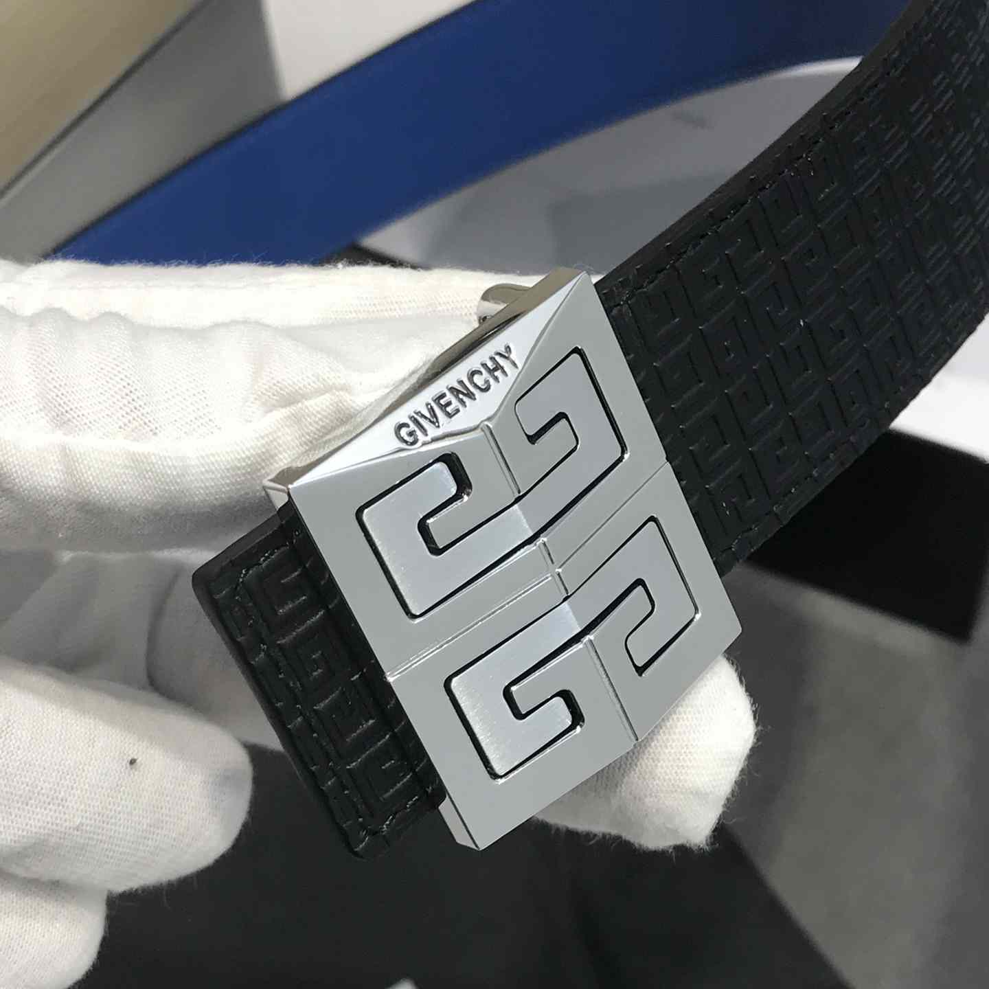 Givenchy 4G Reversible Belt In Leather And 4G Coated Canvas - EUR FASHION
