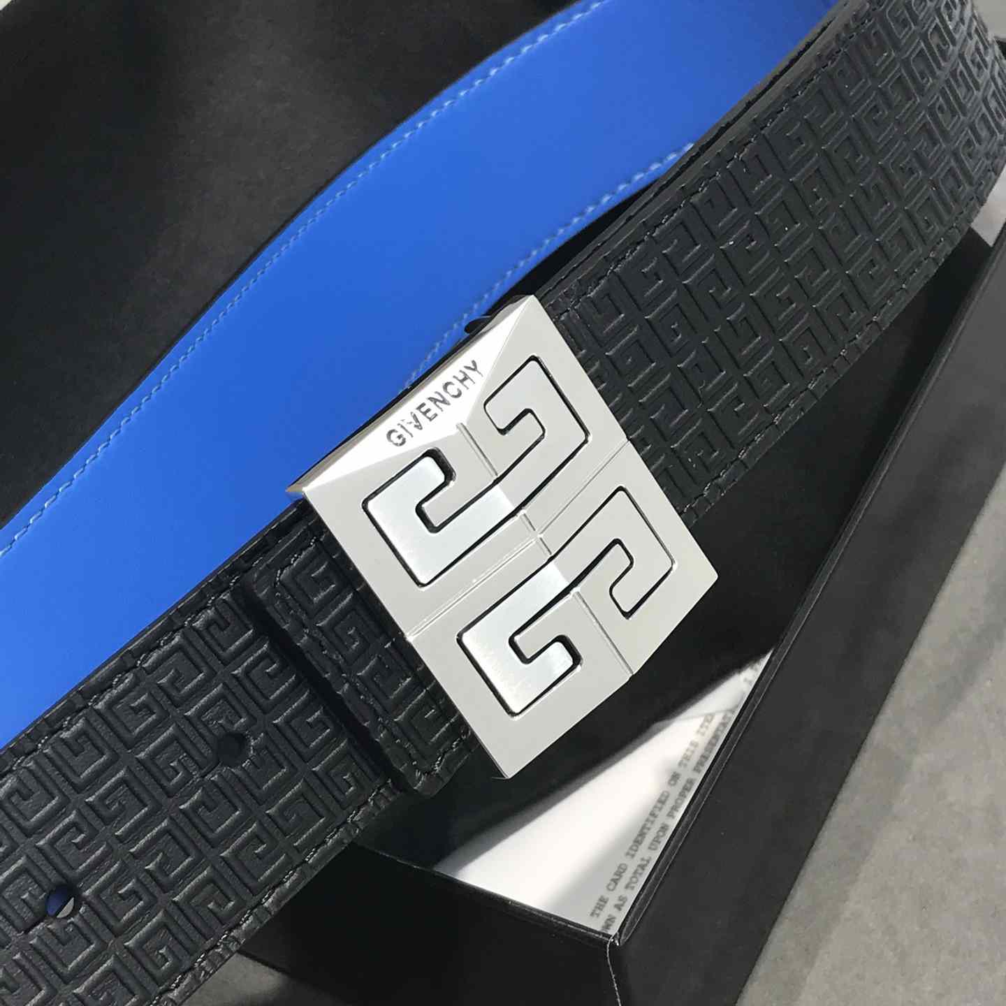 Givenchy 4G Reversible Belt In Leather And 4G Coated Canvas - EUR FASHION