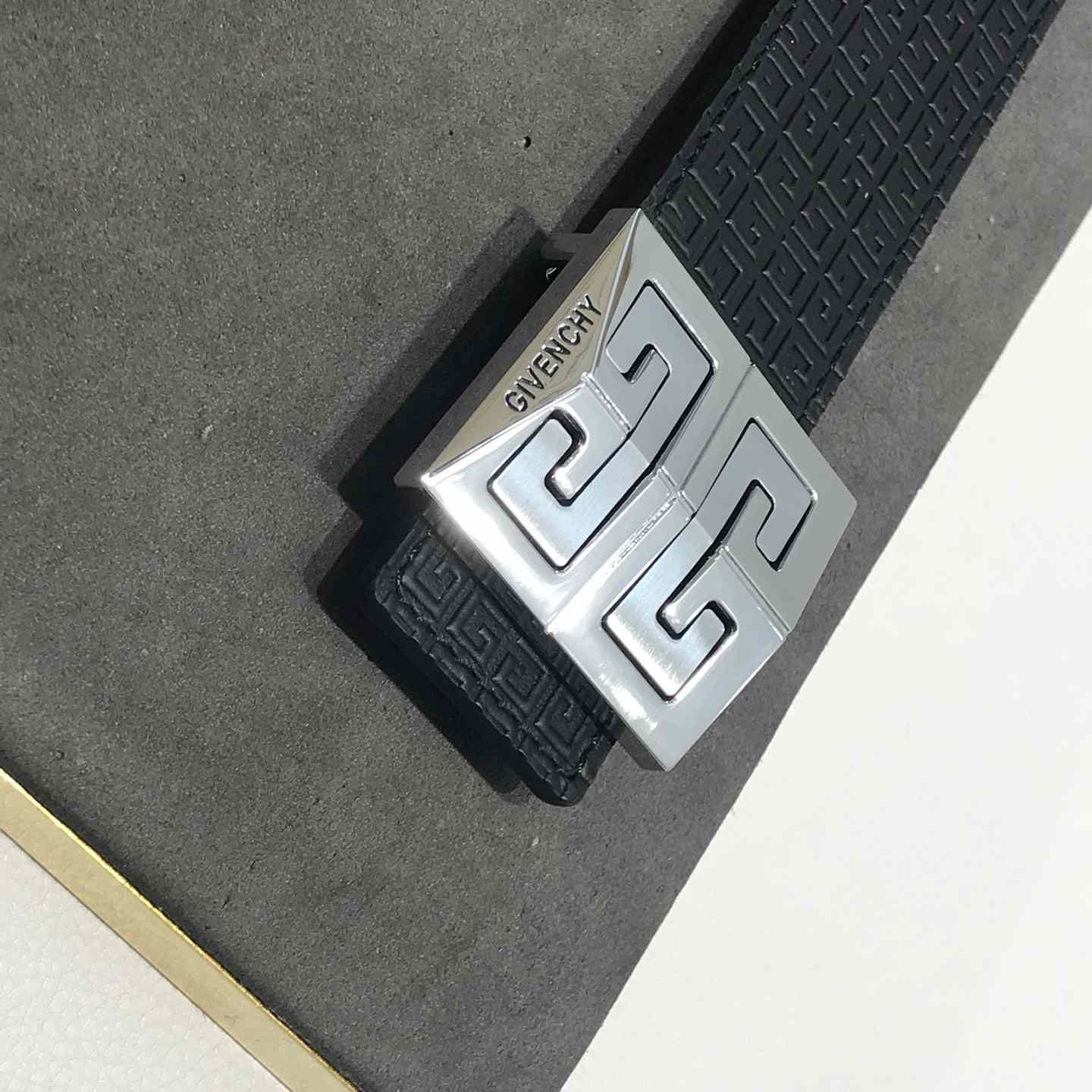 Givenchy 4G Reversible Belt In Leather And 4G Coated Canvas - EUR FASHION