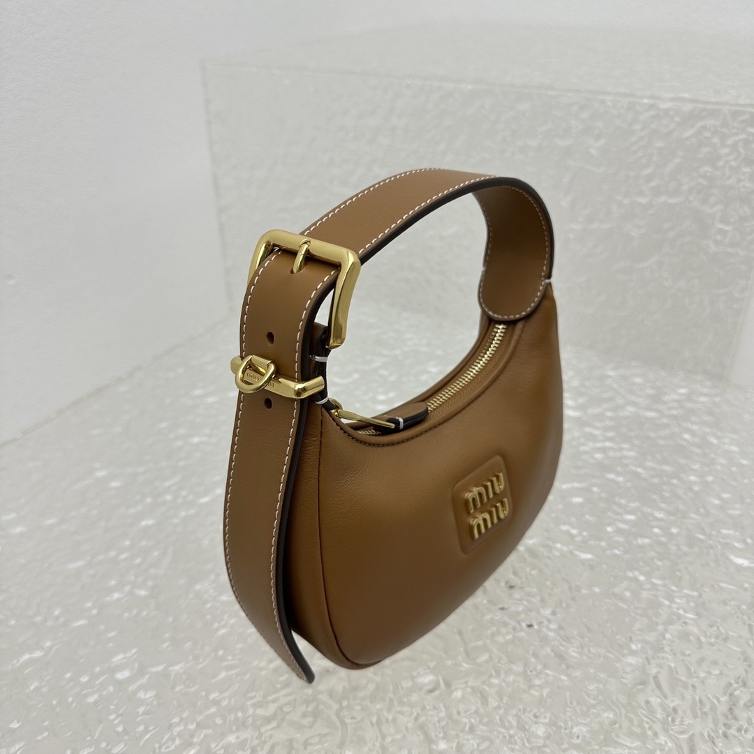 Miu Miu Leather Hobo Bag - EUR FASHION