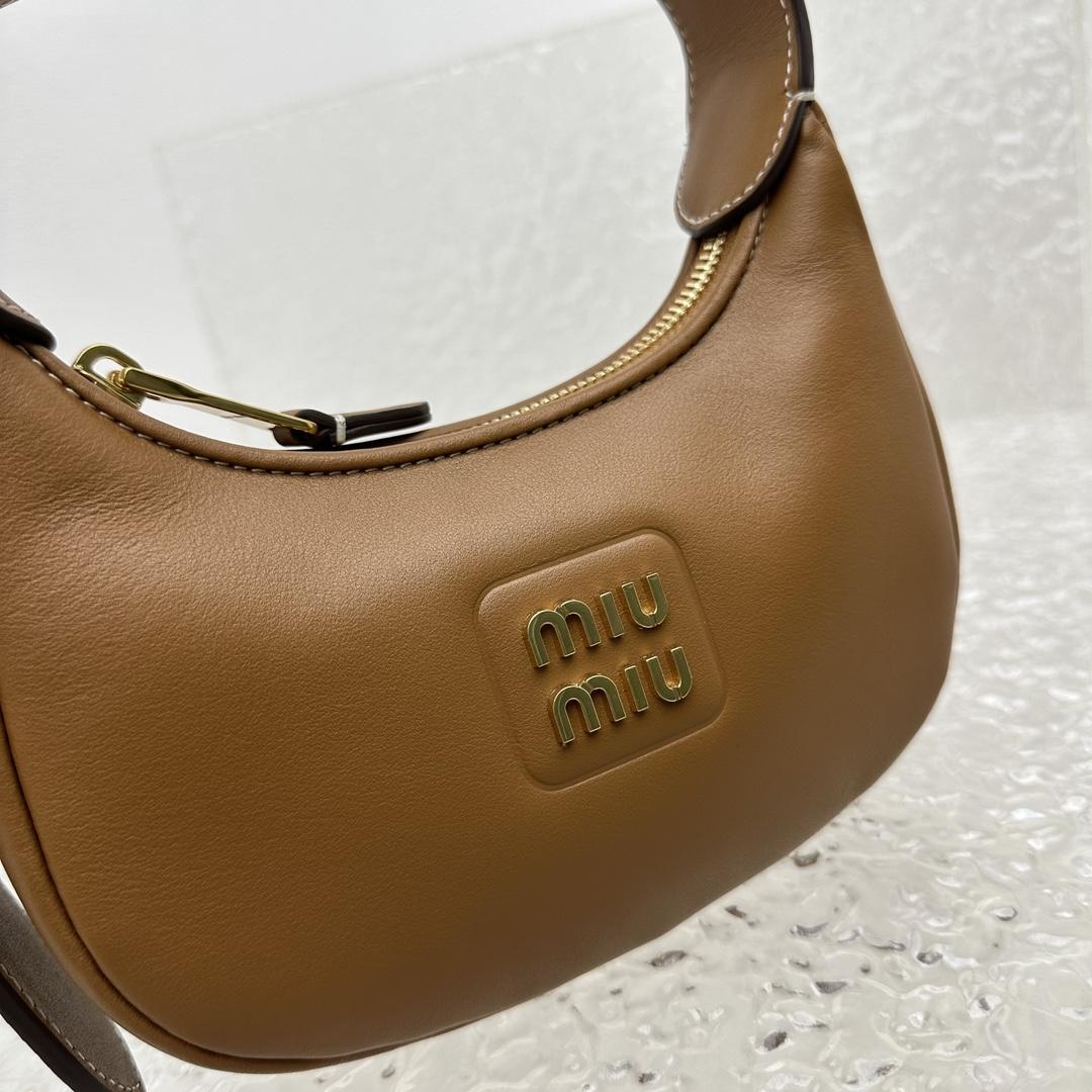 Miu Miu Leather Hobo Bag - EUR FASHION