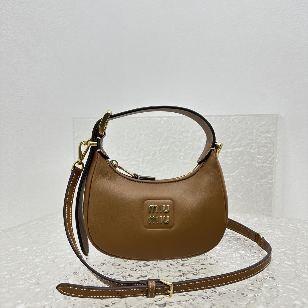 Miu Miu Leather Hobo Bag - EUR FASHION
