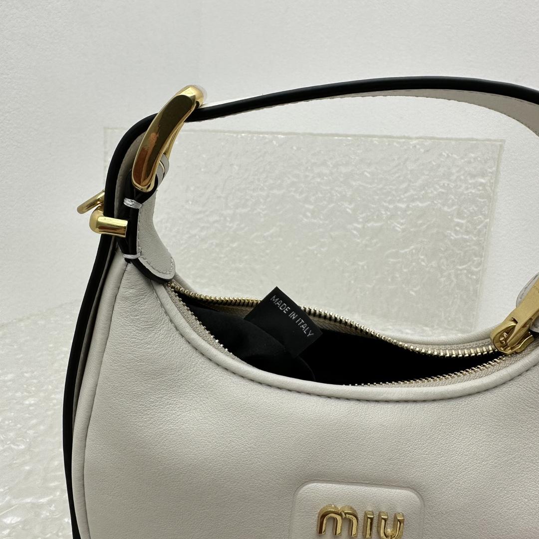 Miu Miu Leather Hobo Bag - EUR FASHION
