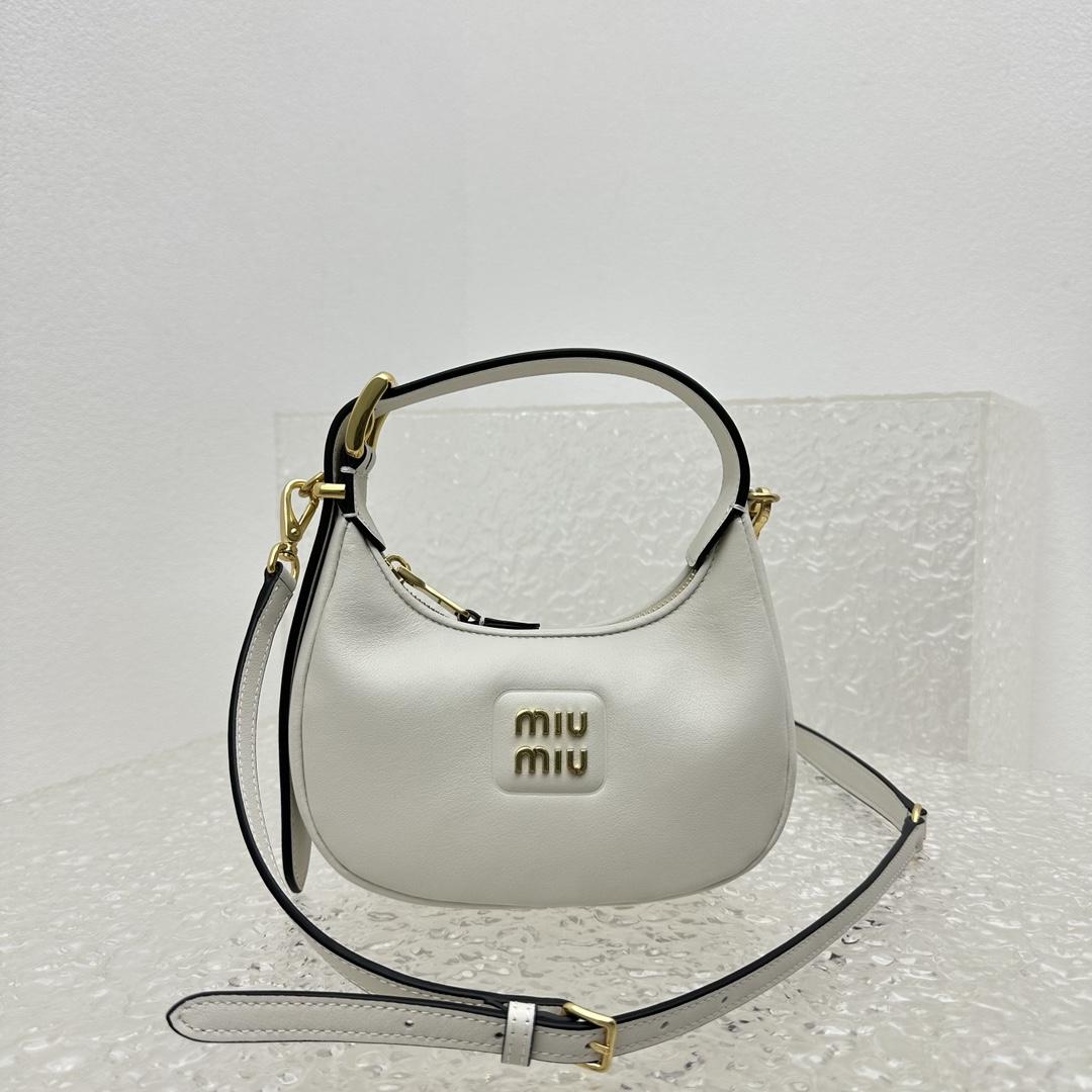 Miu Miu Leather Hobo Bag - EUR FASHION