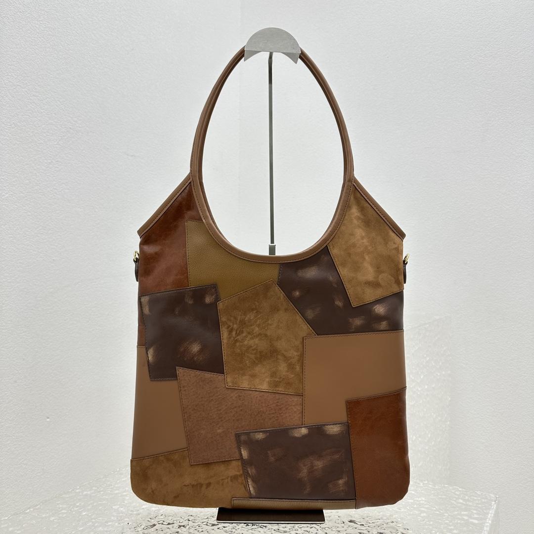 Miu Miu IVY Leather Patchwork Bag - EUR FASHION