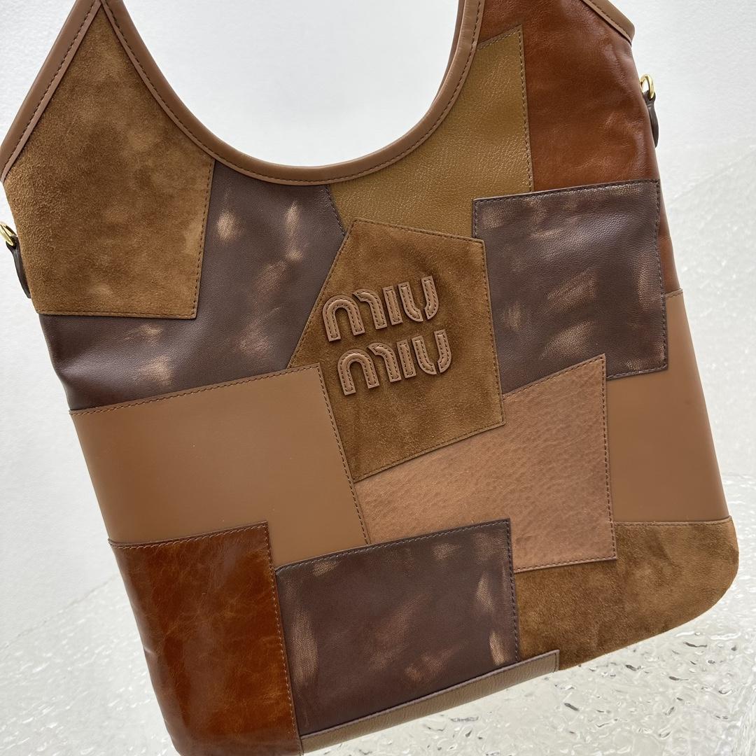 Miu Miu IVY Leather Patchwork Bag - EUR FASHION