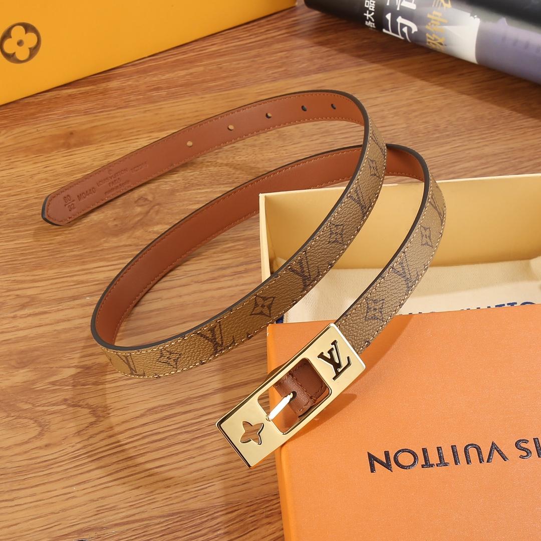 Louis Vuitton LV Duo 18MM Reversible Belt    M8369W - EUR FASHION