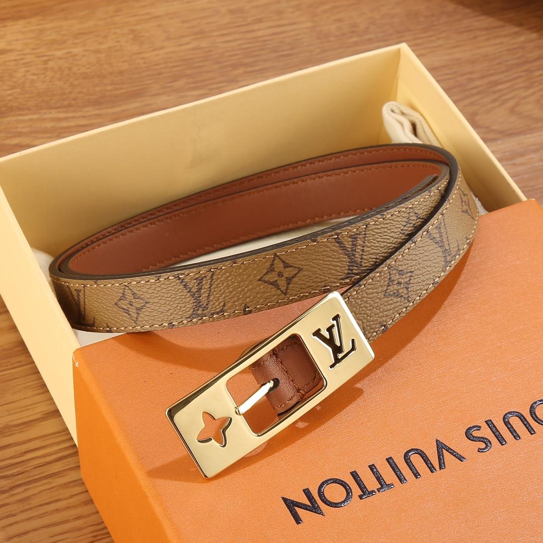 Louis Vuitton LV Duo 18MM Reversible Belt    M8369W - EUR FASHION