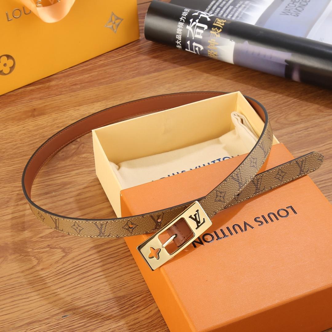 Louis Vuitton LV Duo 18MM Reversible Belt    M8369W - EUR FASHION