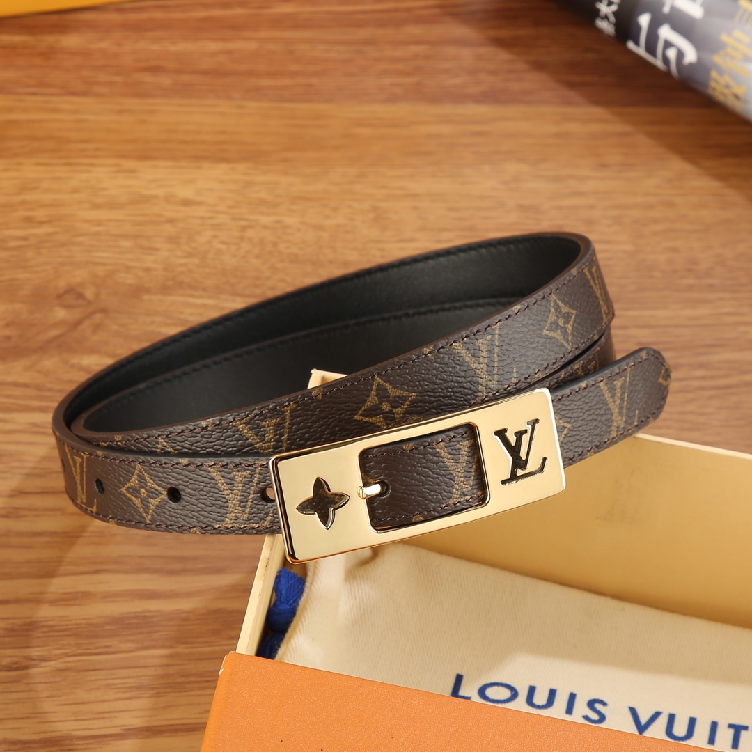 Louis Vuitton LV Duo 18MM Reversible Belt    M8296W - EUR FASHION