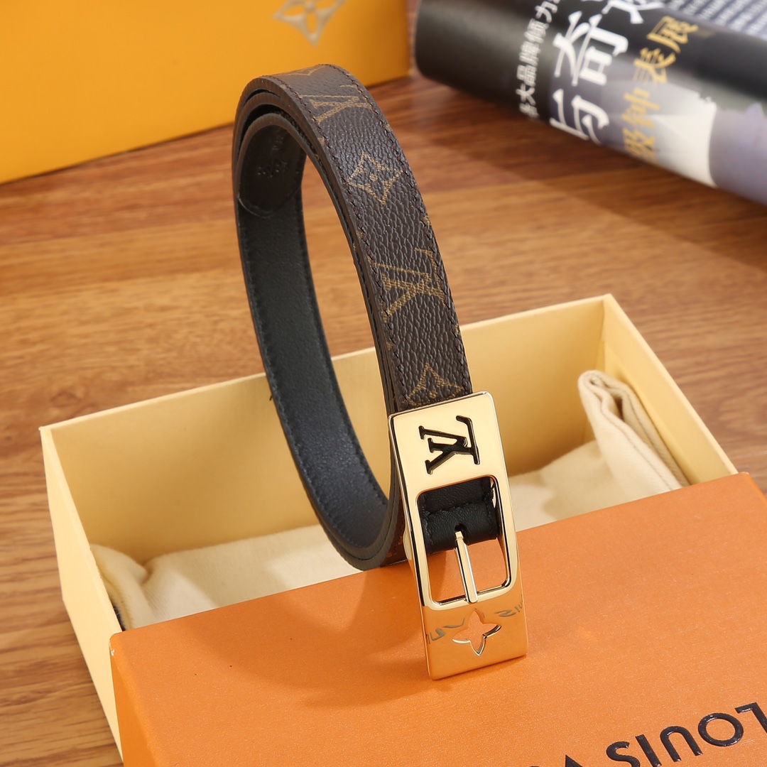 Louis Vuitton LV Duo 18MM Reversible Belt    M8296W - EUR FASHION