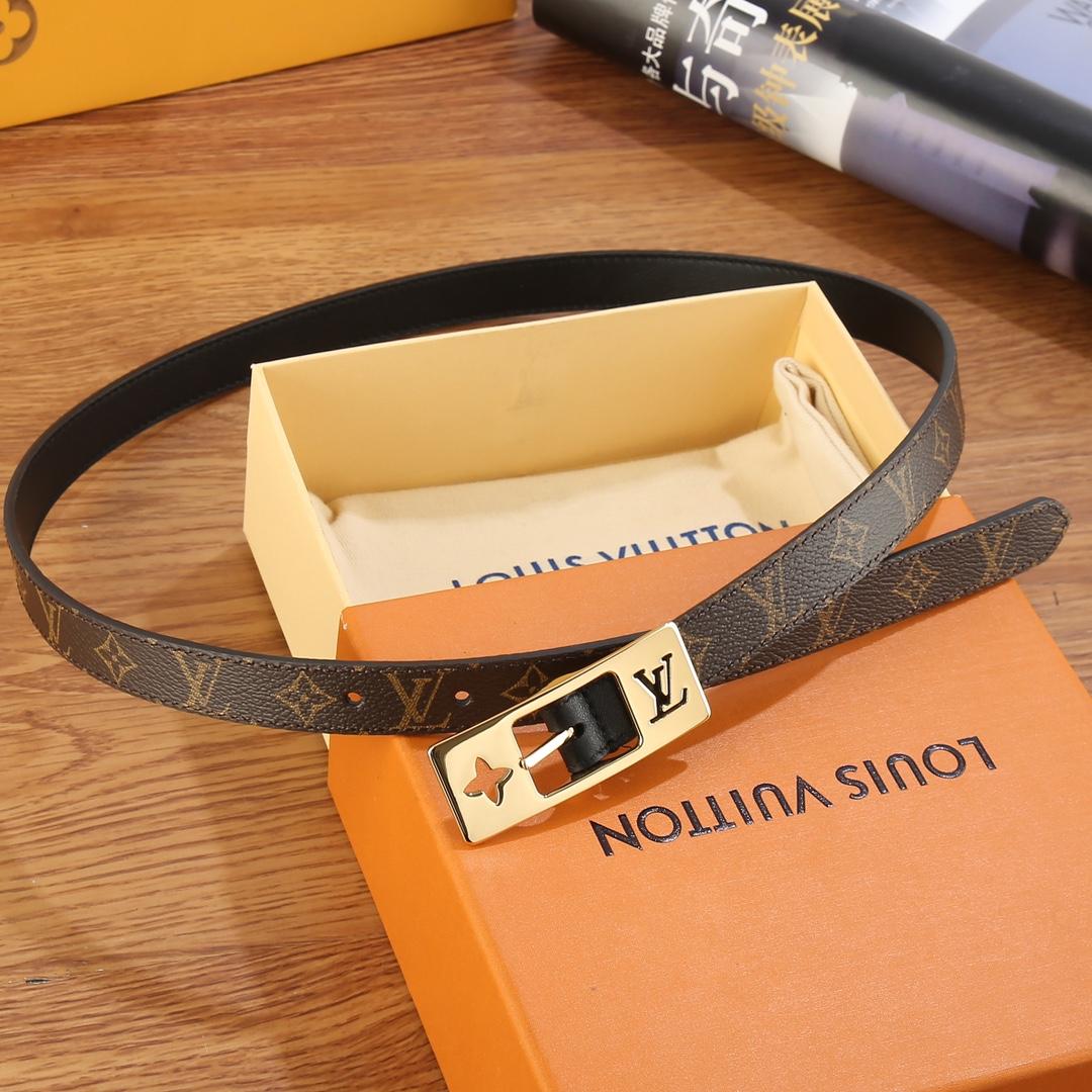 Louis Vuitton LV Duo 18MM Reversible Belt    M8296W - EUR FASHION