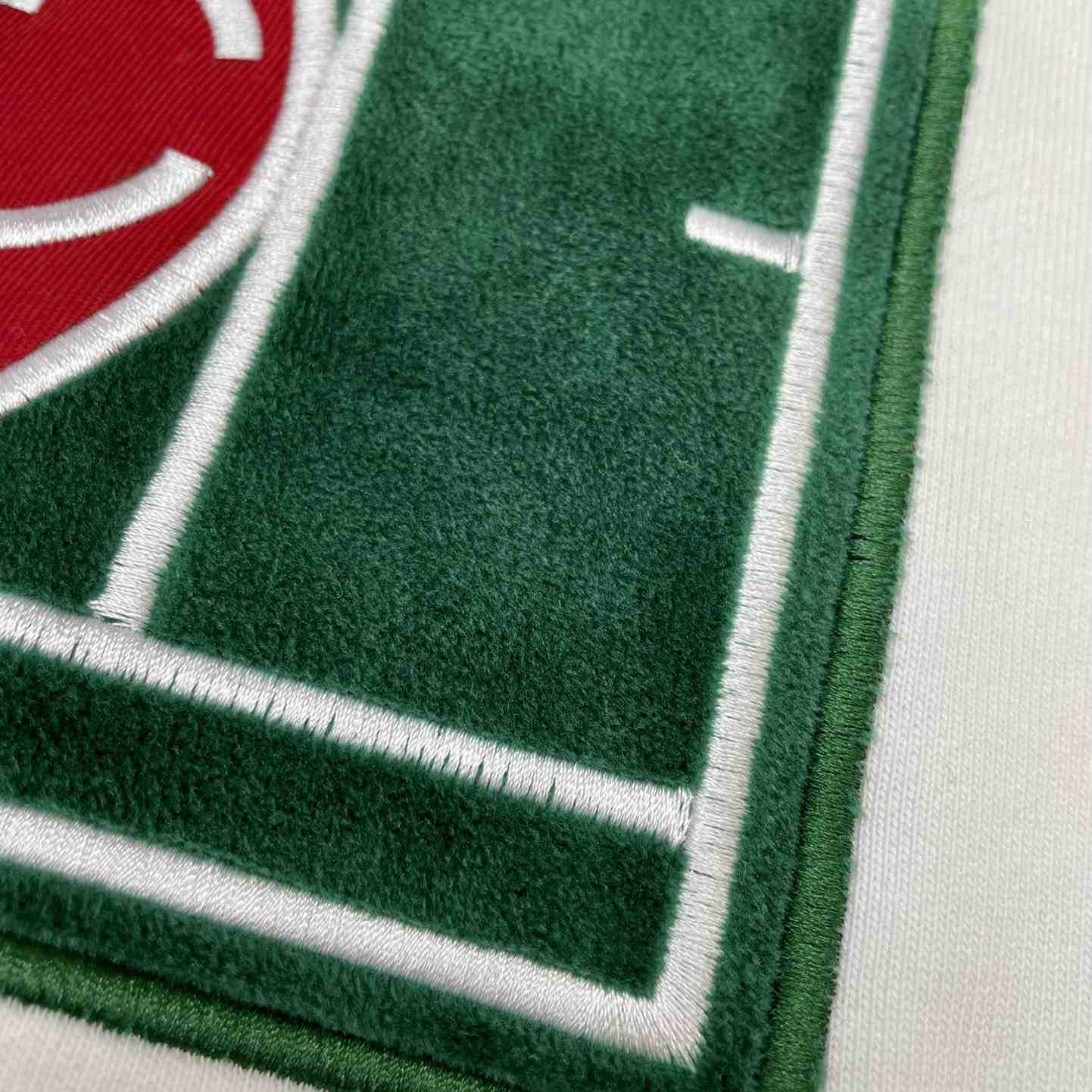 Casablanca Tennis Court Chenille Crew Sweat - EUR FASHION