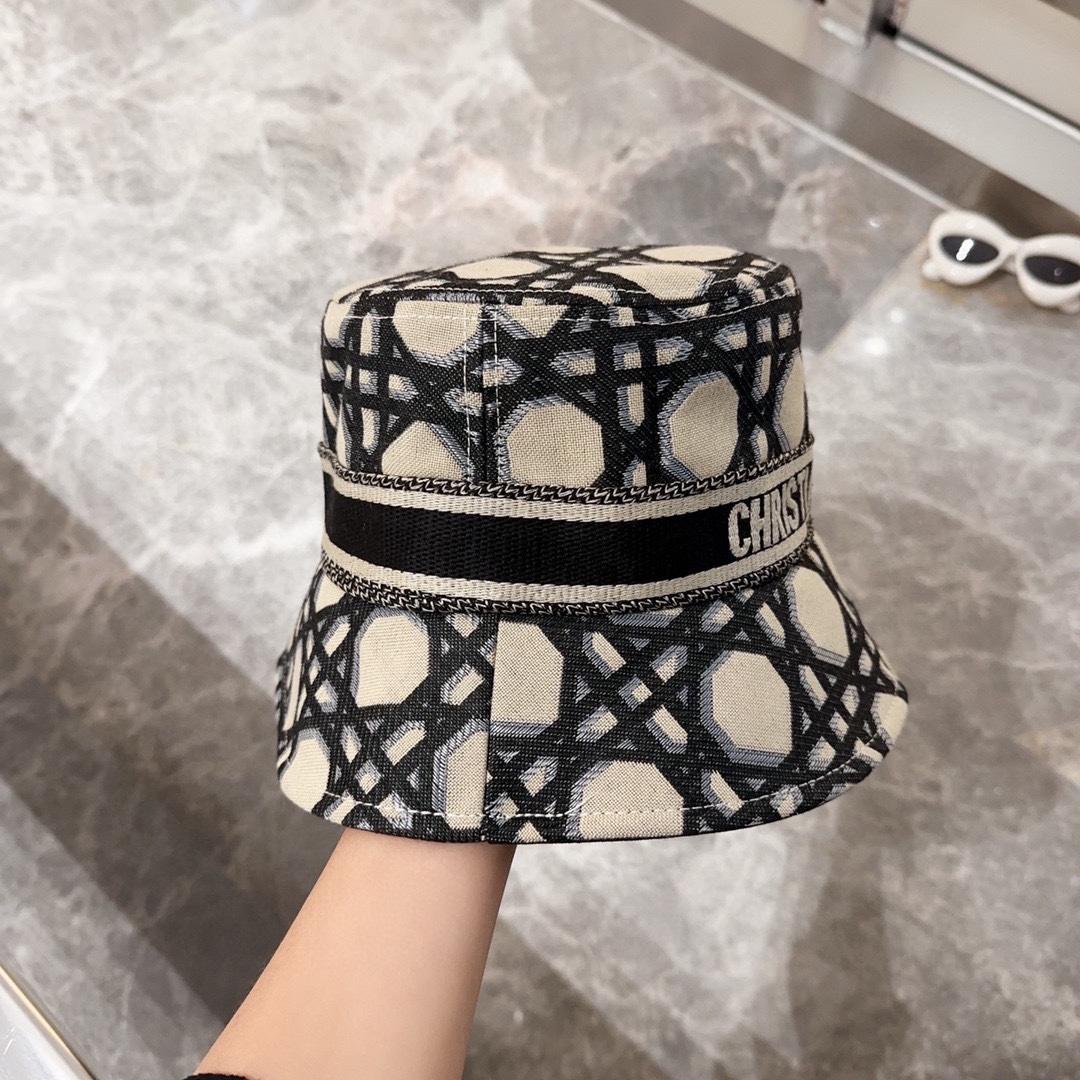 Dior D-Bobby Macrocannage Small Brim Bucket Hat - EUR FASHION