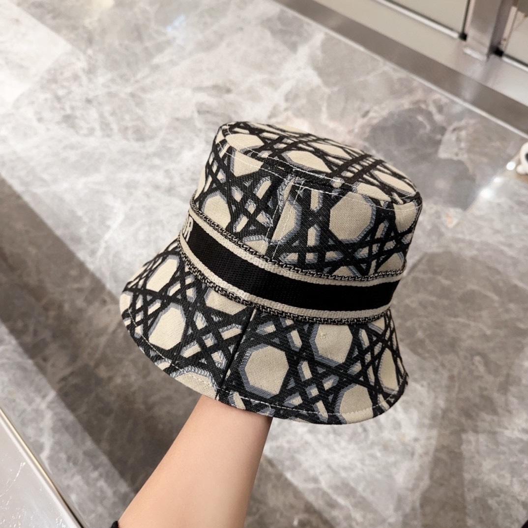 Dior D-Bobby Macrocannage Small Brim Bucket Hat - EUR FASHION