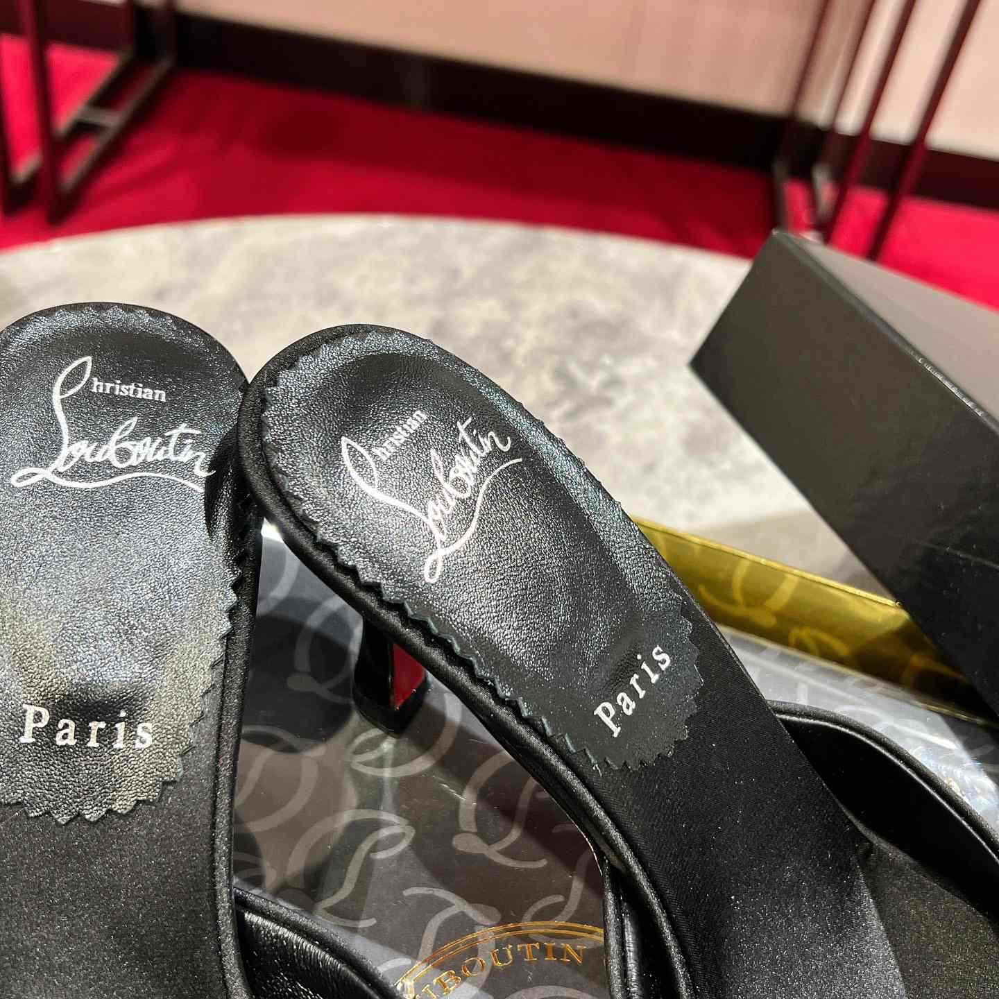 Christian Louboutin Degraqueen 85mm Mules Sandals  - EUR FASHION