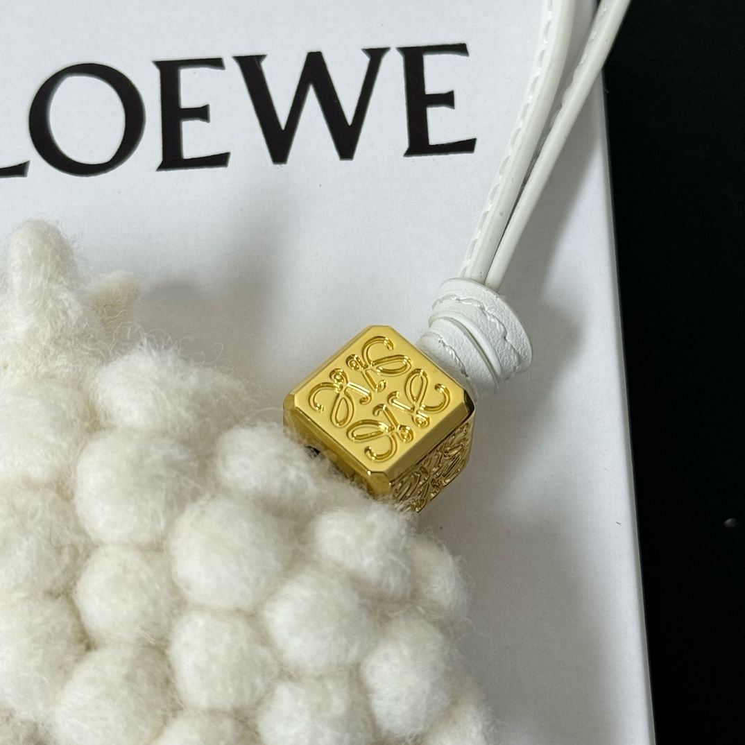 Loewe Sheep charm In Felt And Calfskin - EUR FASHION