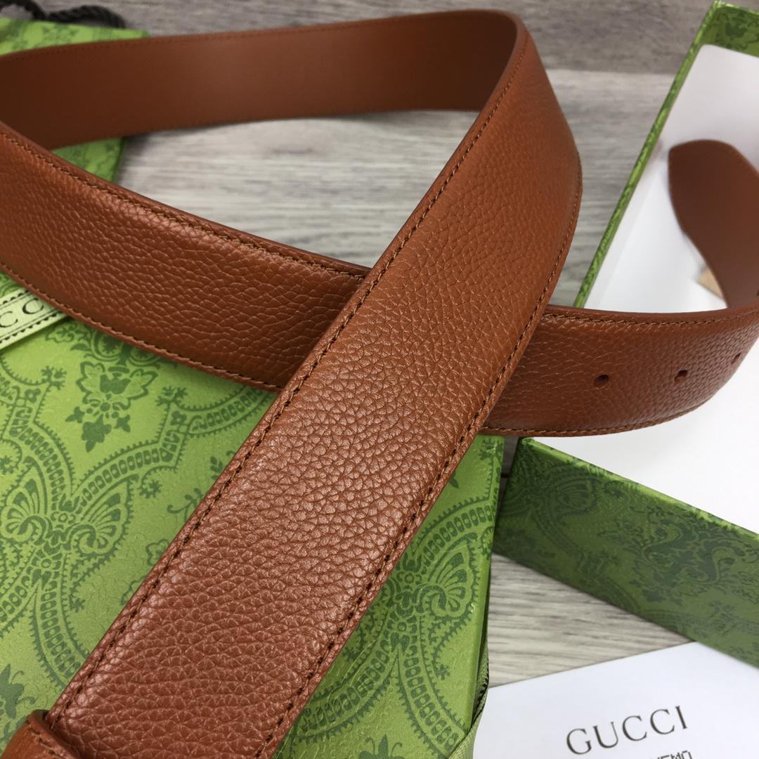 Gucci Leather Belt  35mm - EUR FASHION